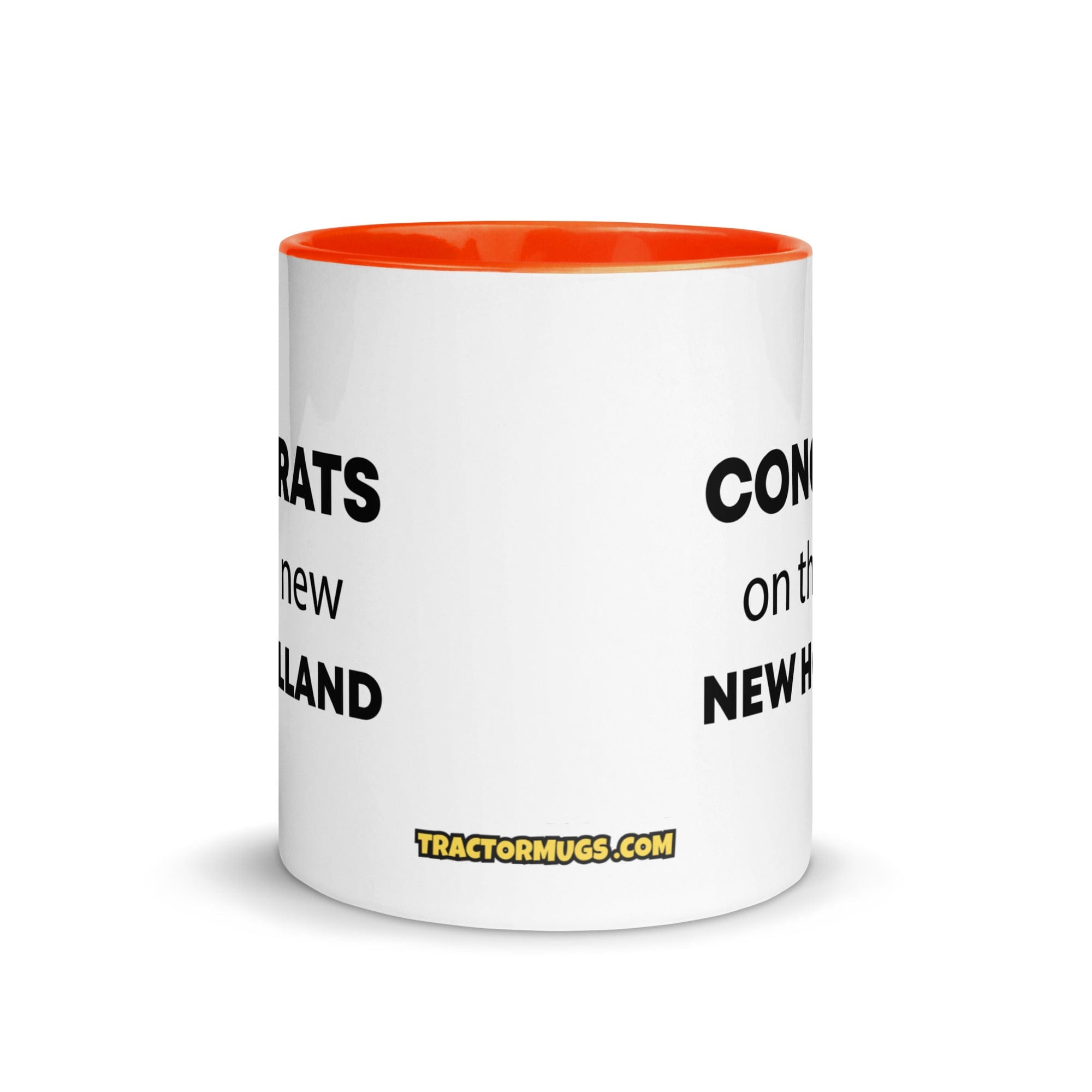 The Tractor Mugs Store Congrats On The New New Holland | Mug with Color Inside Quality Farmers Merch