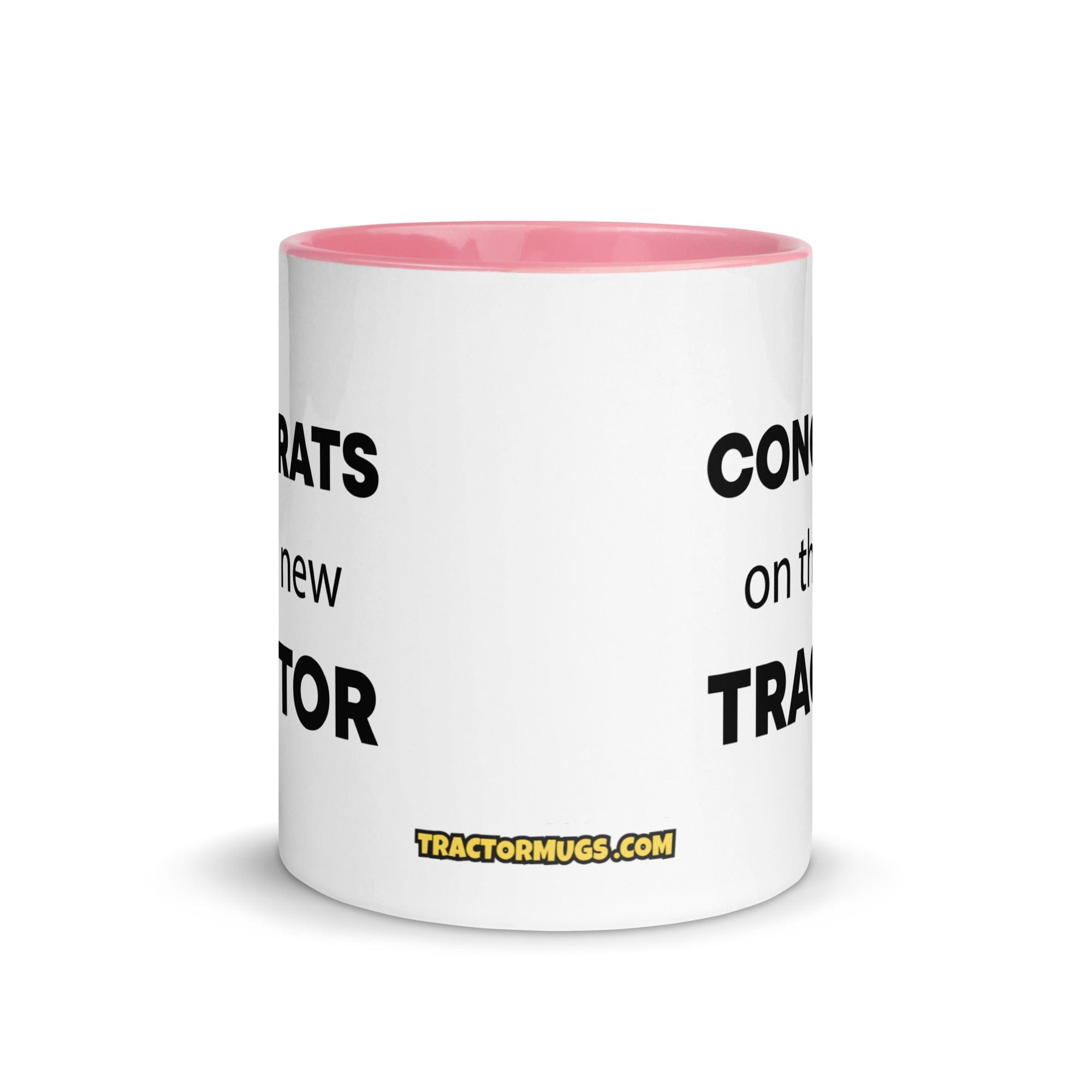 The Tractor Mugs Store Congrats On The New Tractor | Mug with Color Inside Quality Farmers Merch