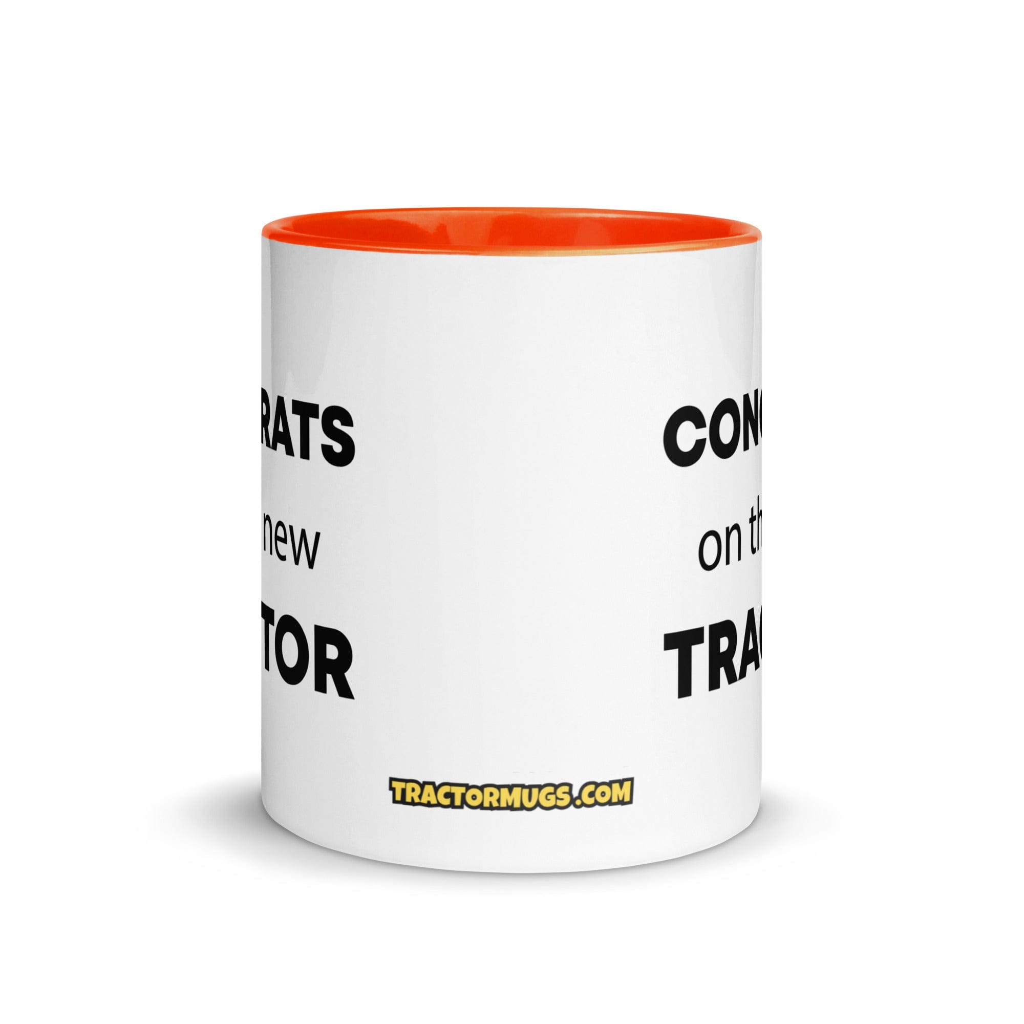 The Tractor Mugs Store Congrats On The New Tractor | Mug with Color Inside Quality Farmers Merch