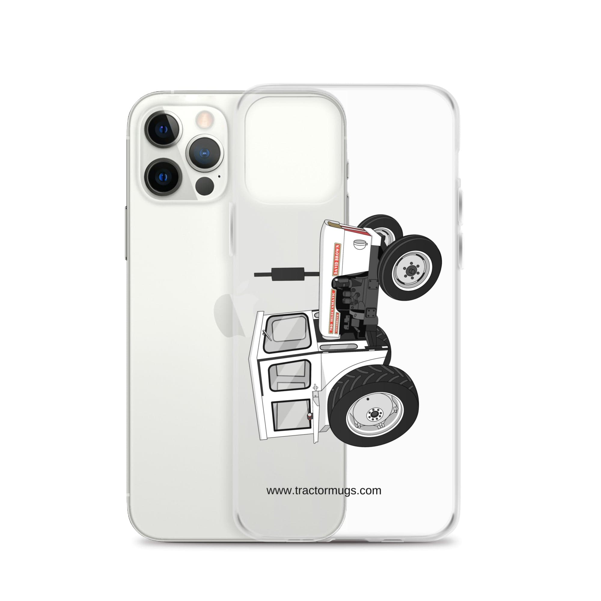 The Tractor Mugs Store David Brown 780 Selectamatic | Clear Case for iPhone® Quality Farmers Merch