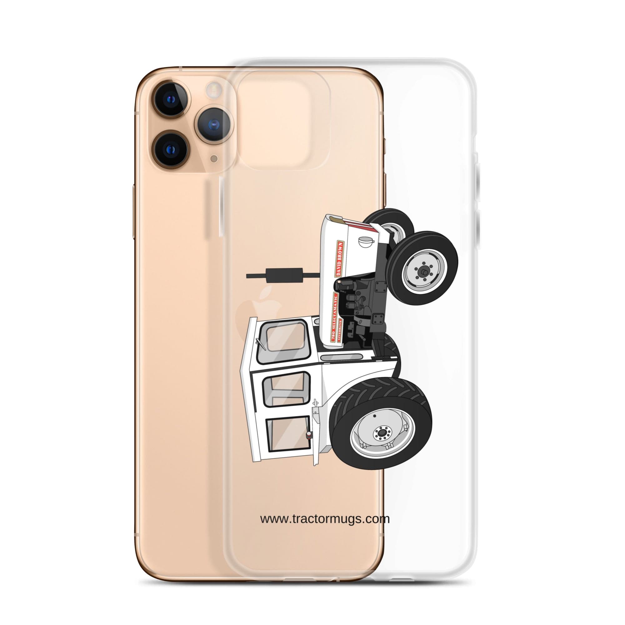 The Tractor Mugs Store David Brown 780 Selectamatic | Clear Case for iPhone® Quality Farmers Merch