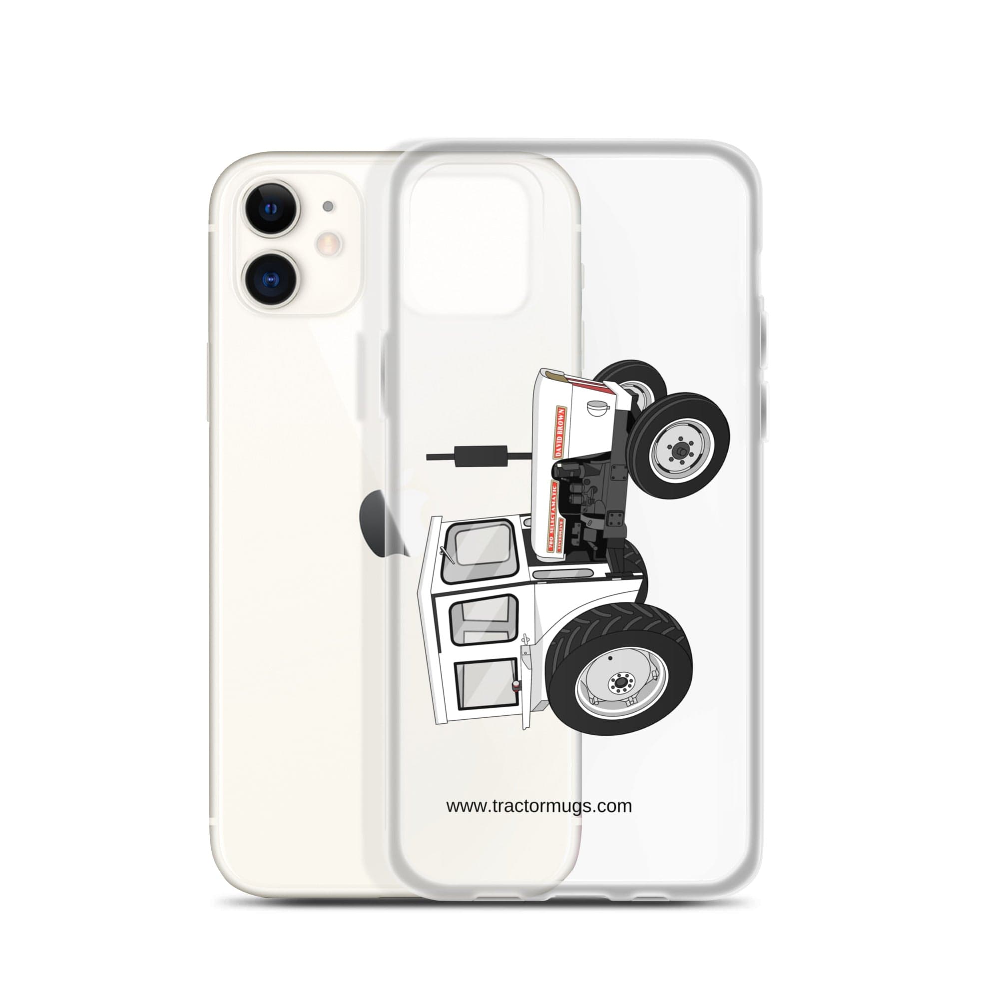 The Tractor Mugs Store David Brown 780 Selectamatic | Clear Case for iPhone® Quality Farmers Merch