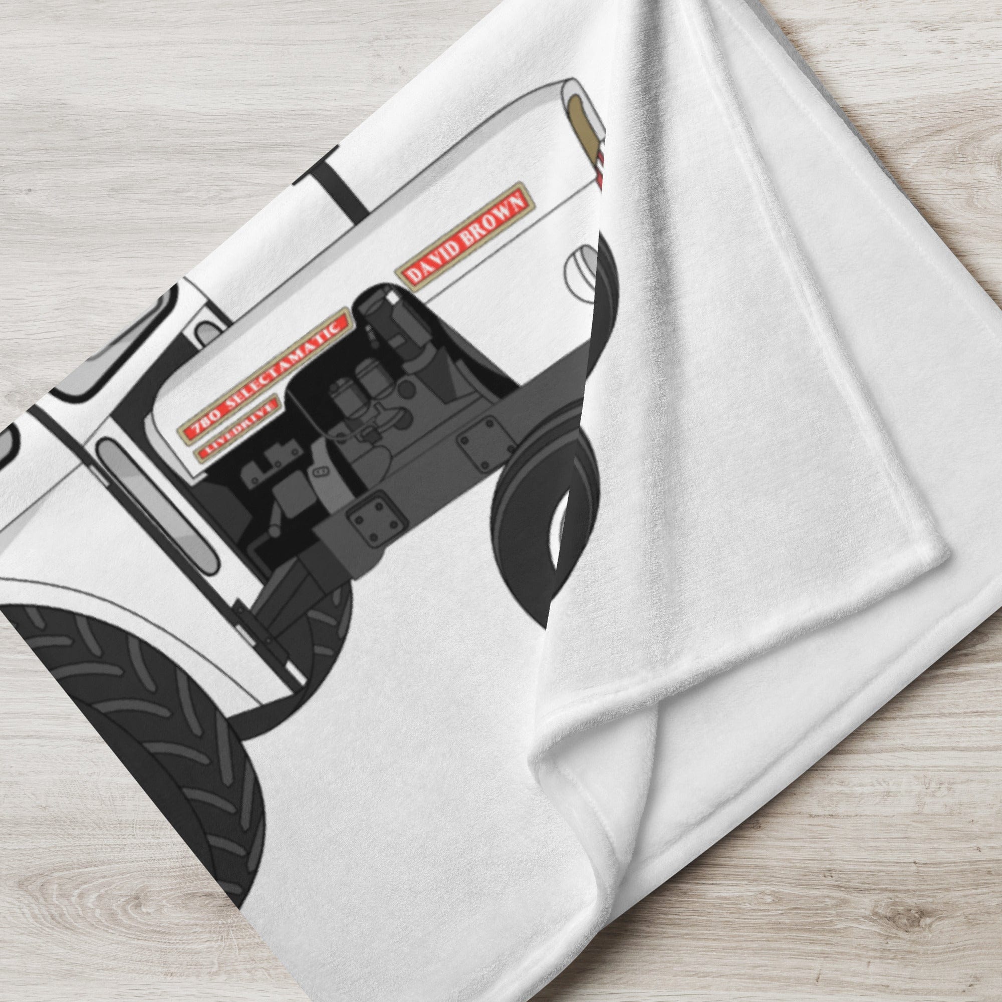The Tractor Mugs Store David Brown 780 Selectamatic | Throw Blanket Quality Farmers Merch