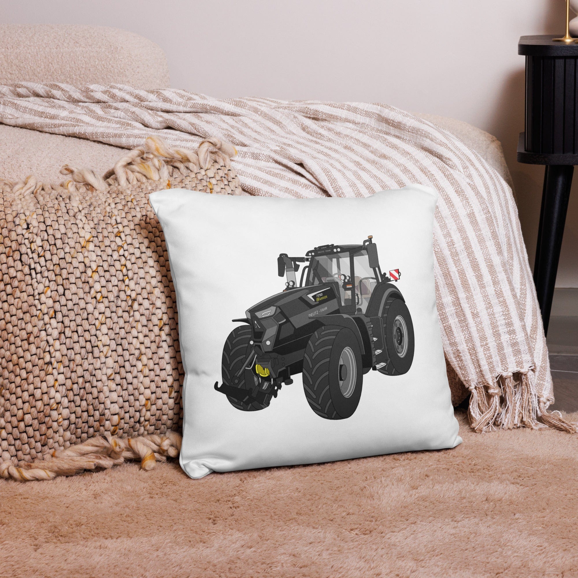 The Tractor Mugs Store Deutz-Fahr 7250 TTV Warrior Edition | Pillow Case Quality Farmers Merch