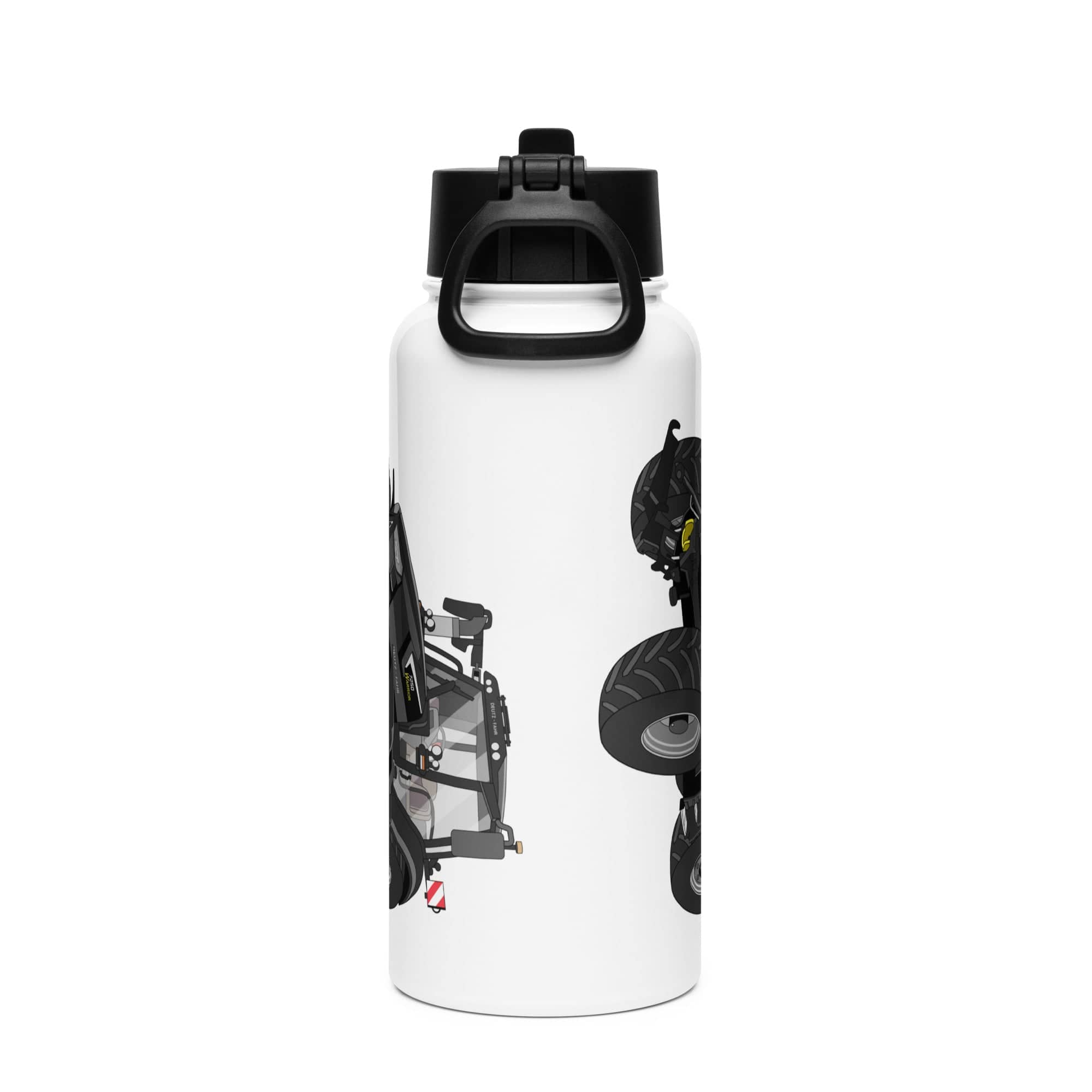 The Tractor Mugs Store Deutz-Fahr 7250 TTV Warrior Edition | Stainless Steel Water Bottle Quality Farmers Merch