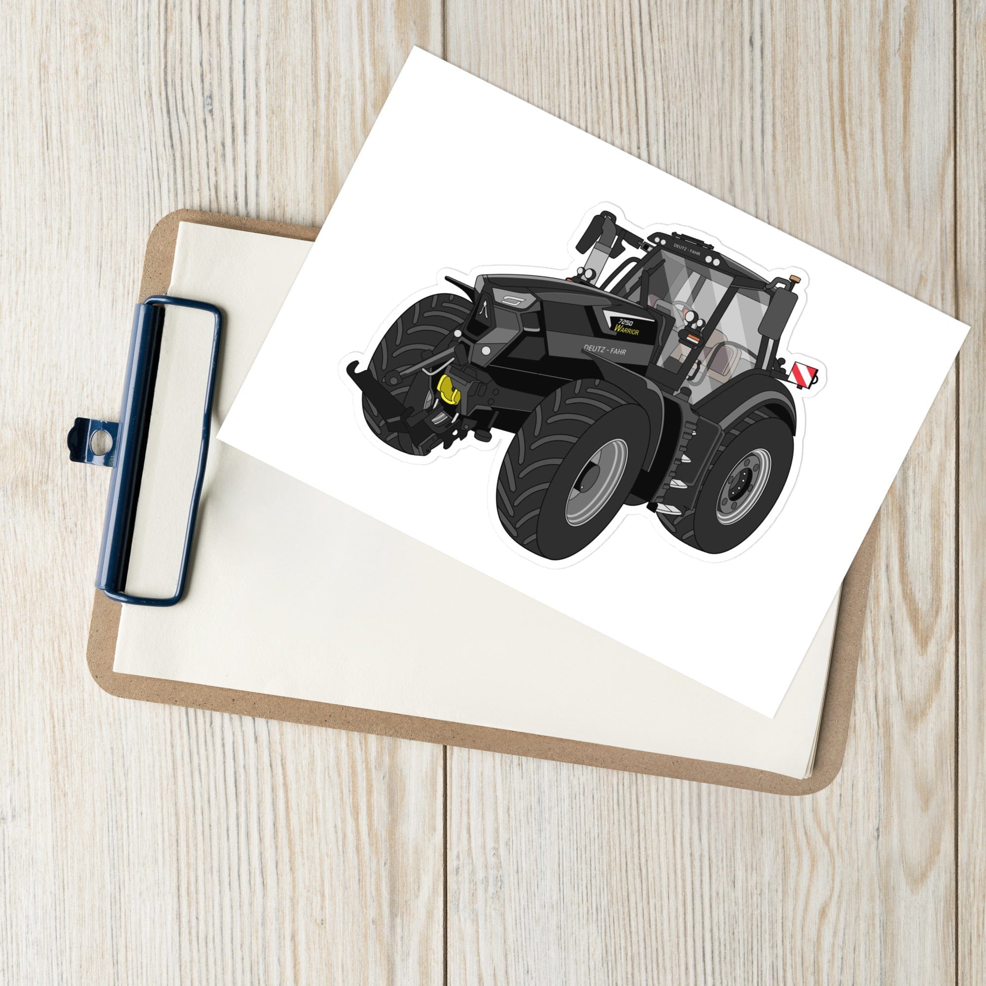 The Tractor Mugs Store Deutz-Fahr 7250 TTV Warrior Edition | Sticker sheet Quality Farmers Merch