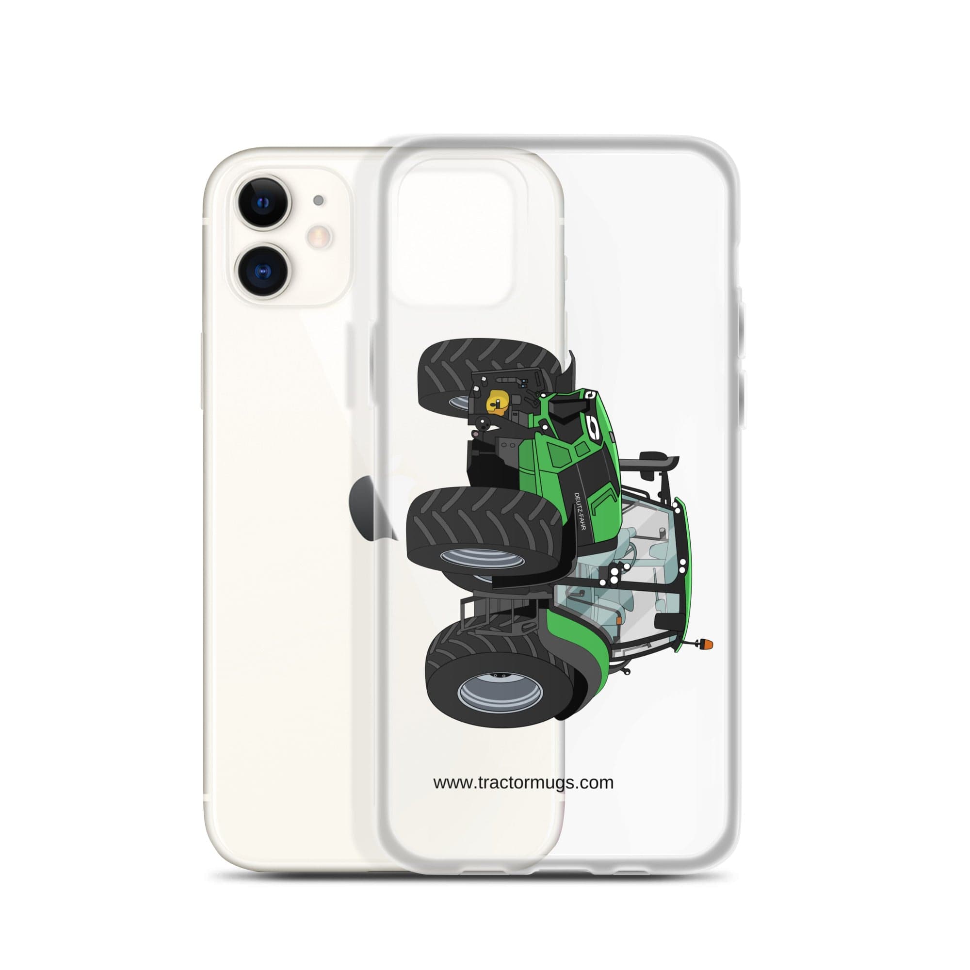 The Tractor Mugs Store Deutz - Fahr Agrotron 7250 Ttv | Clear Case for iPhone® Quality Farmers Merch