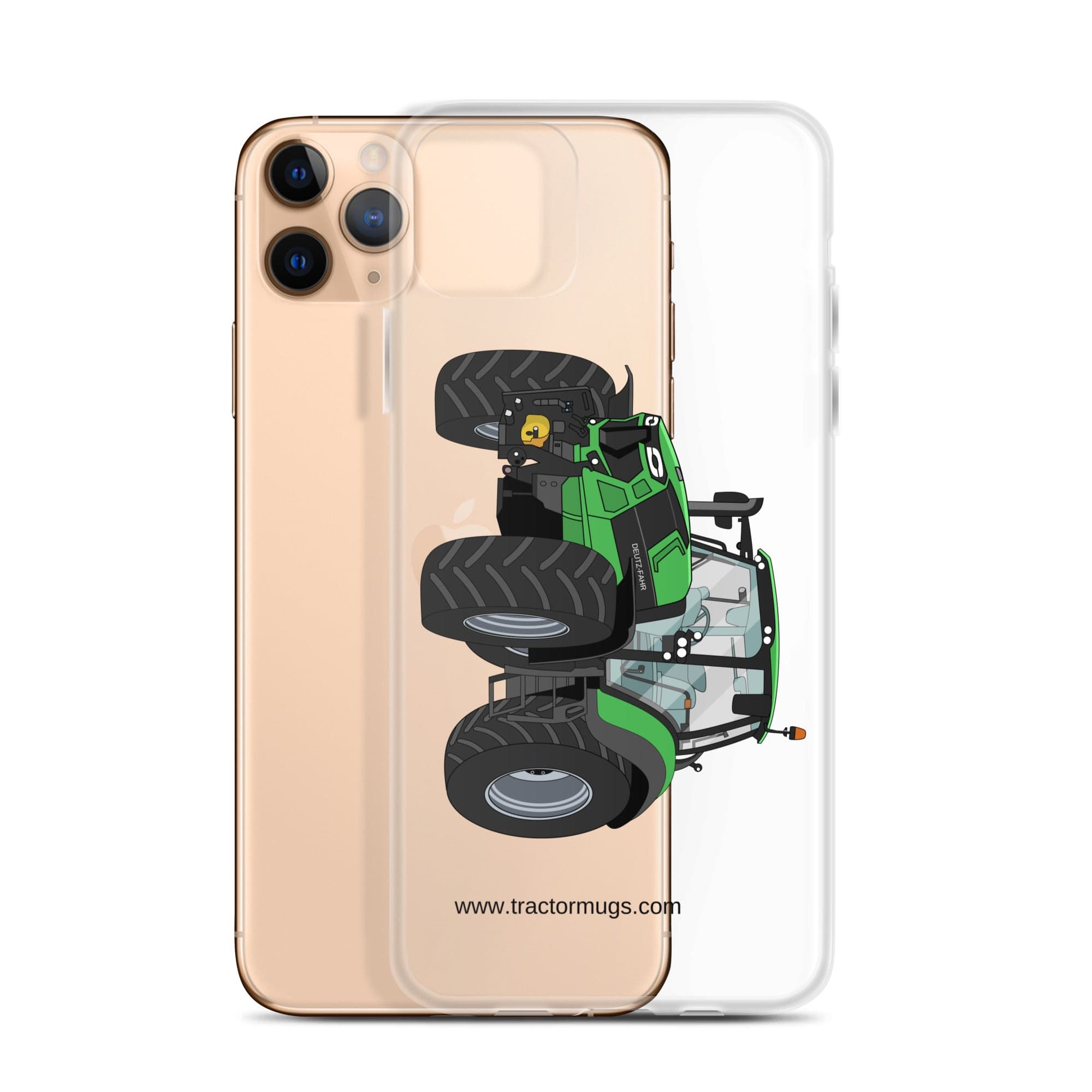 The Tractor Mugs Store Deutz - Fahr Agrotron 7250 Ttv | Clear Case for iPhone® Quality Farmers Merch