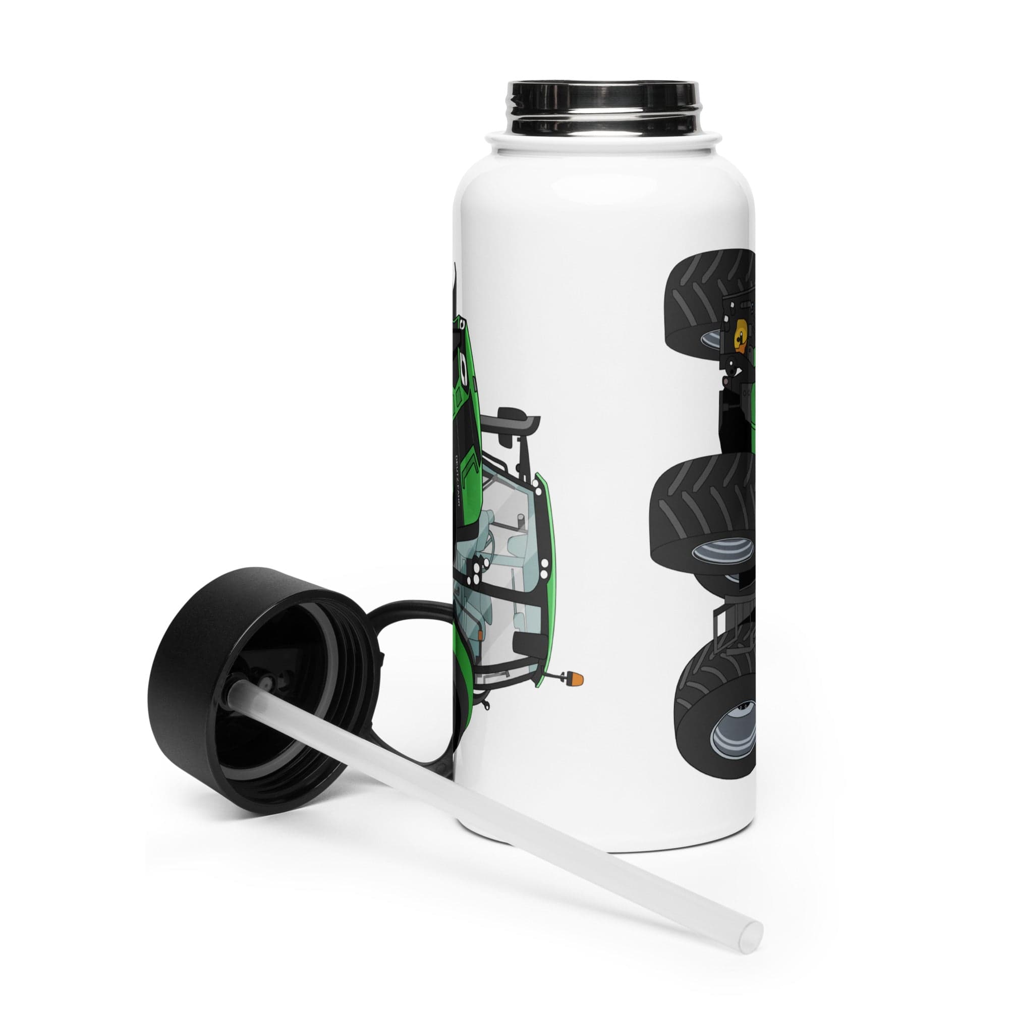 The Tractor Mugs Store Deutz - Fahr Agrotron 7250 Ttv | Stainless Steel Water Bottle Quality Farmers Merch