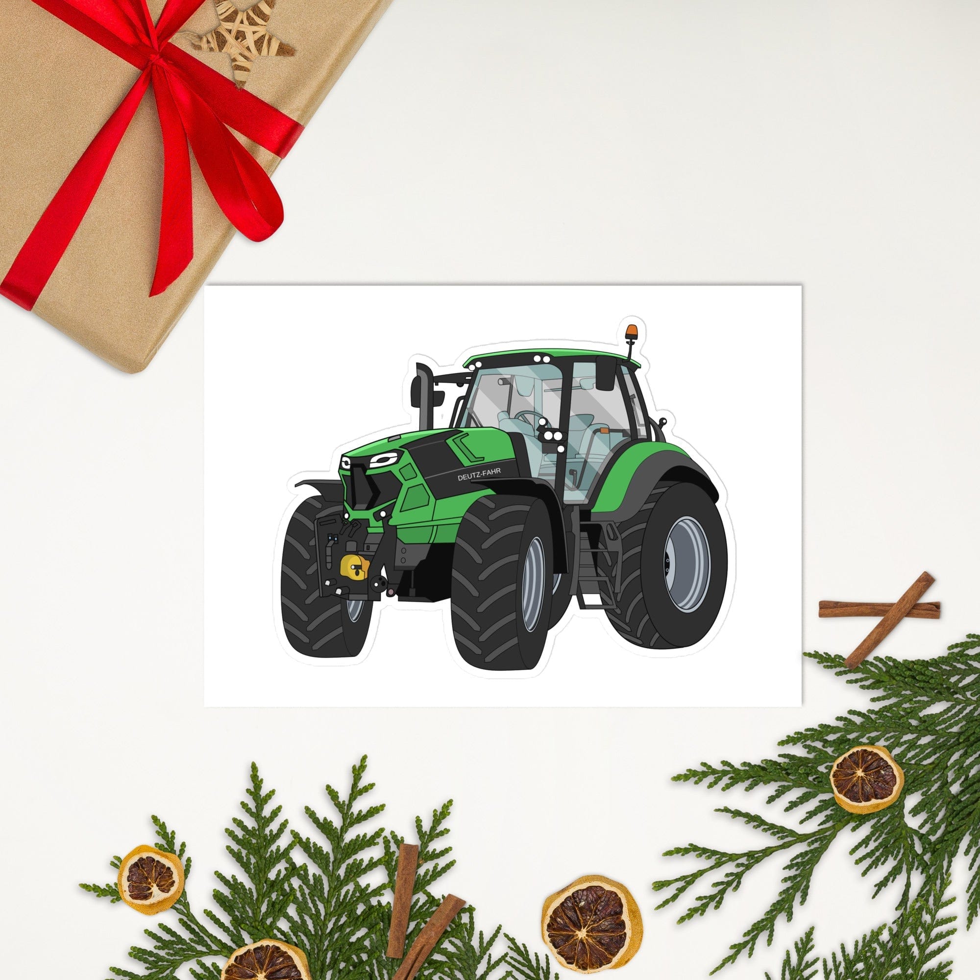 The Tractor Mugs Store Deutz - Fahr Agrotron 7250 Ttv | Sticker sheet Quality Farmers Merch