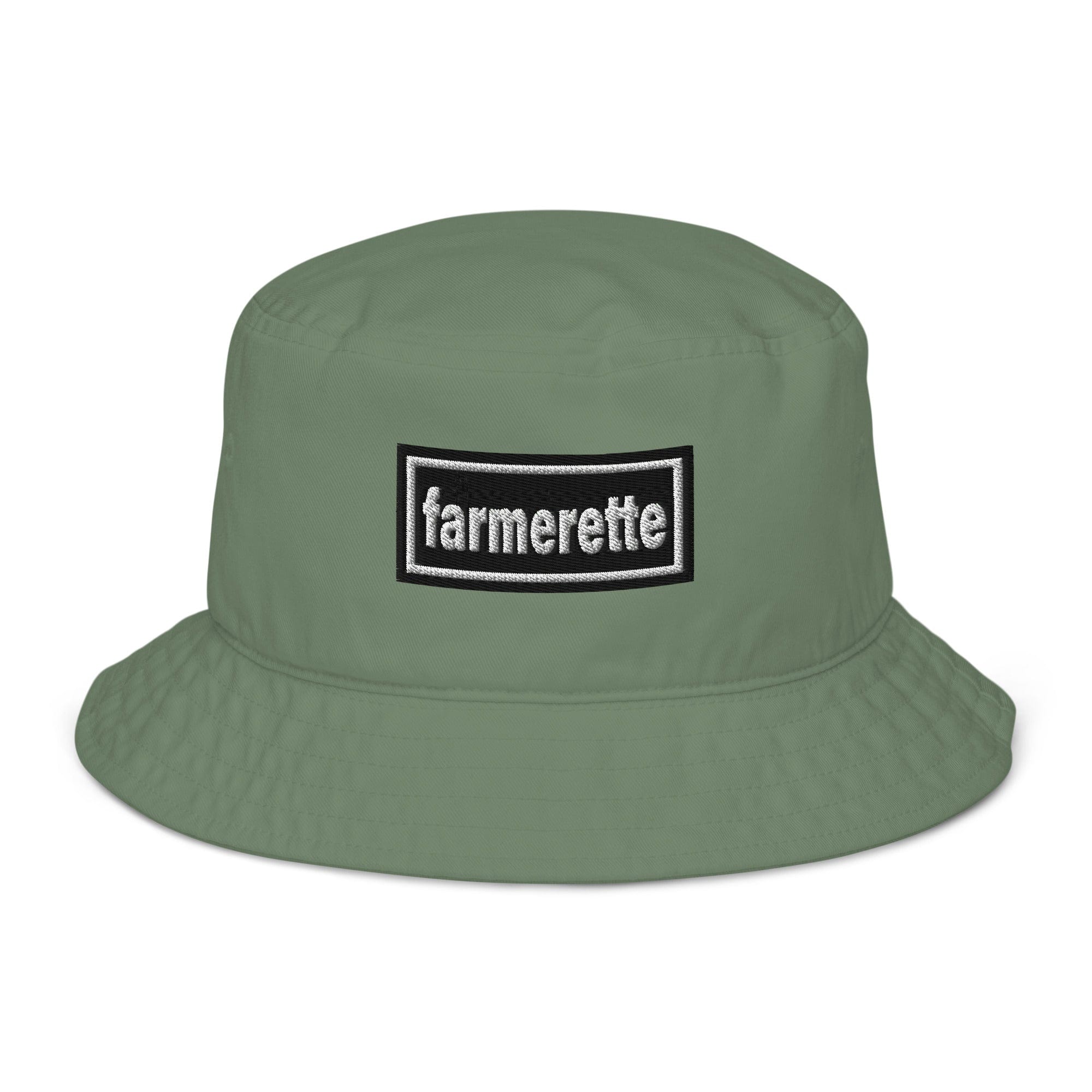 The Tractor Mugs Store Dill Oasis Style Farmerette | Organic bucket hat Quality Farmers Merch