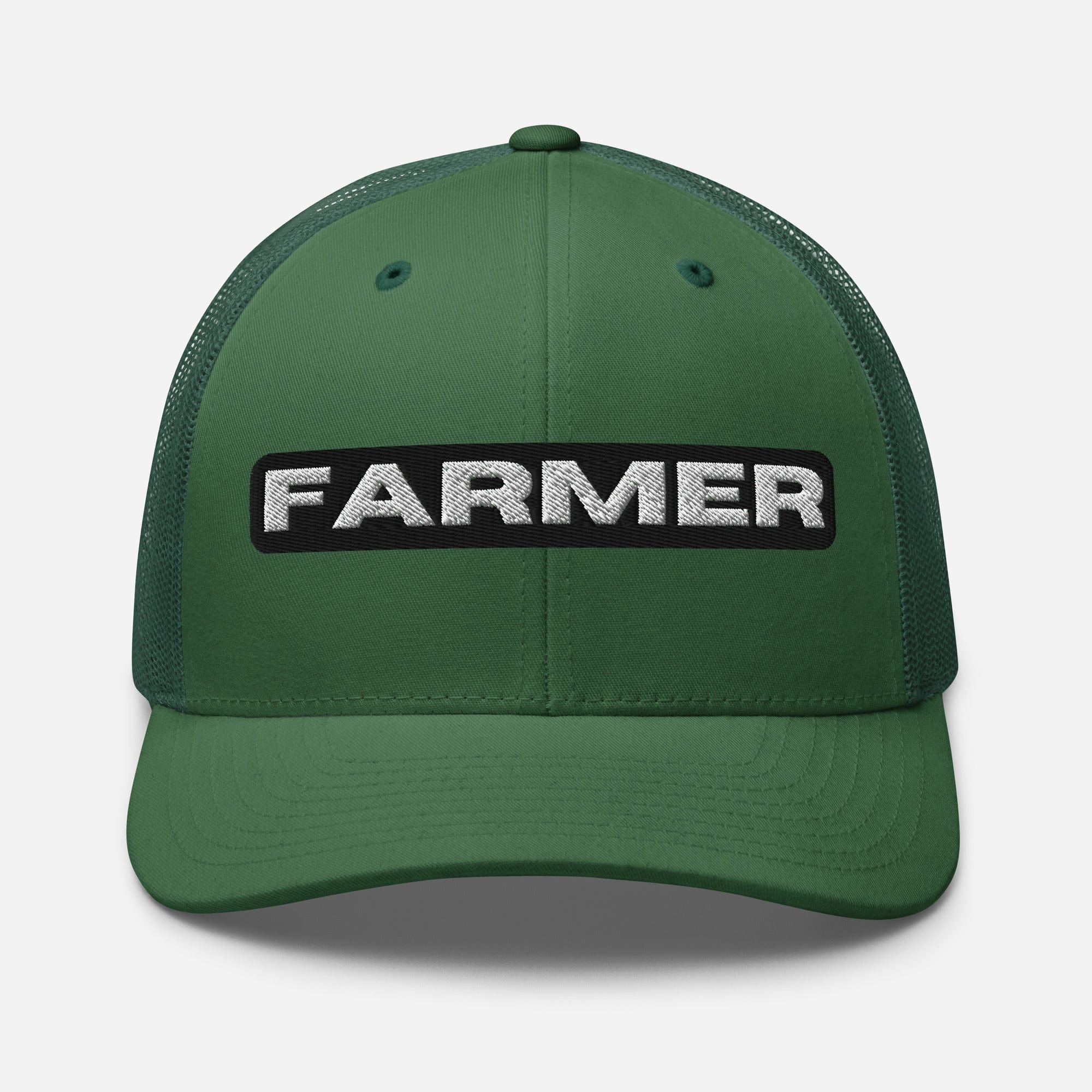 The Tractor Mugs Store Evergreen FARMER Trucker Cap Quality Farmers Merch