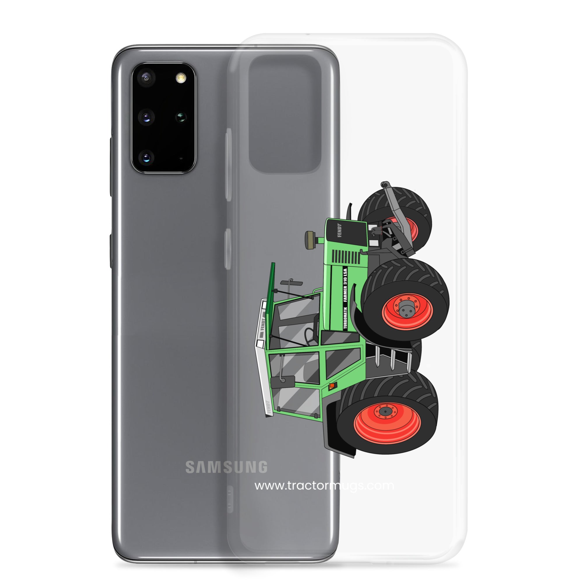 The Tractor Mugs Store Fendt 310 LSA | Clear Case for Samsung® Quality Farmers Merch