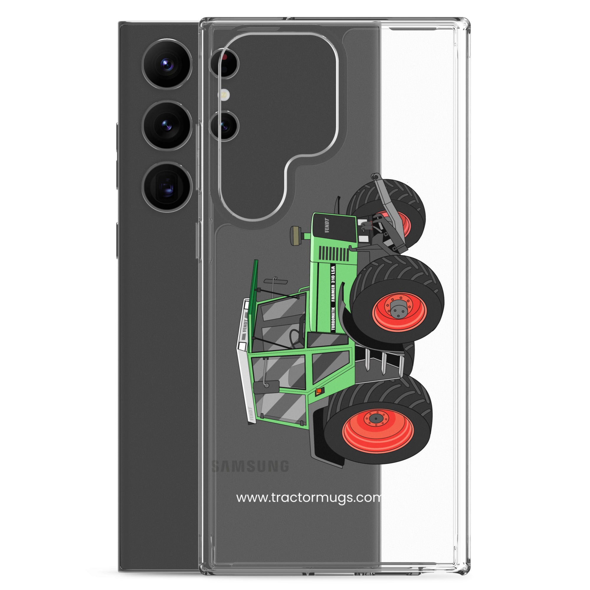 The Tractor Mugs Store Fendt 310 LSA | Clear Case for Samsung® Quality Farmers Merch