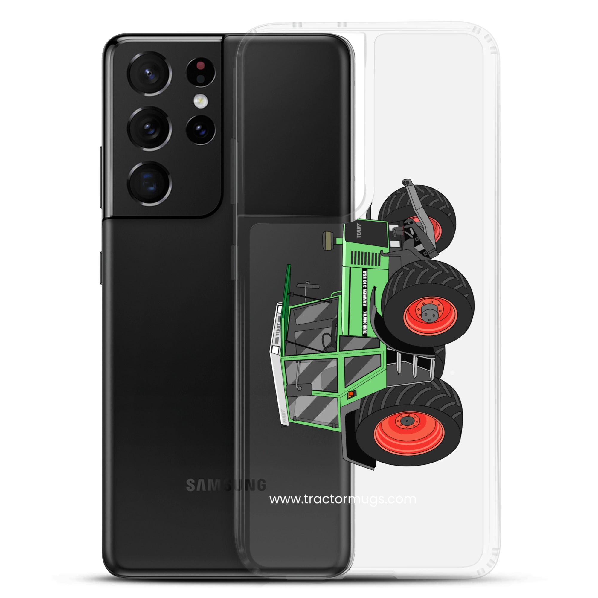 The Tractor Mugs Store Fendt 310 LSA | Clear Case for Samsung® Quality Farmers Merch