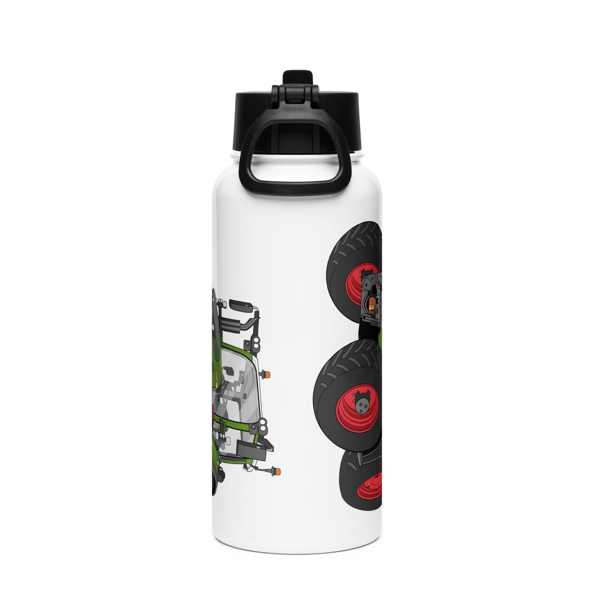 The Tractor Mugs Store Fendt 620 Vario | Stainless steel water bottle with a straw lid Quality Farmers Merch