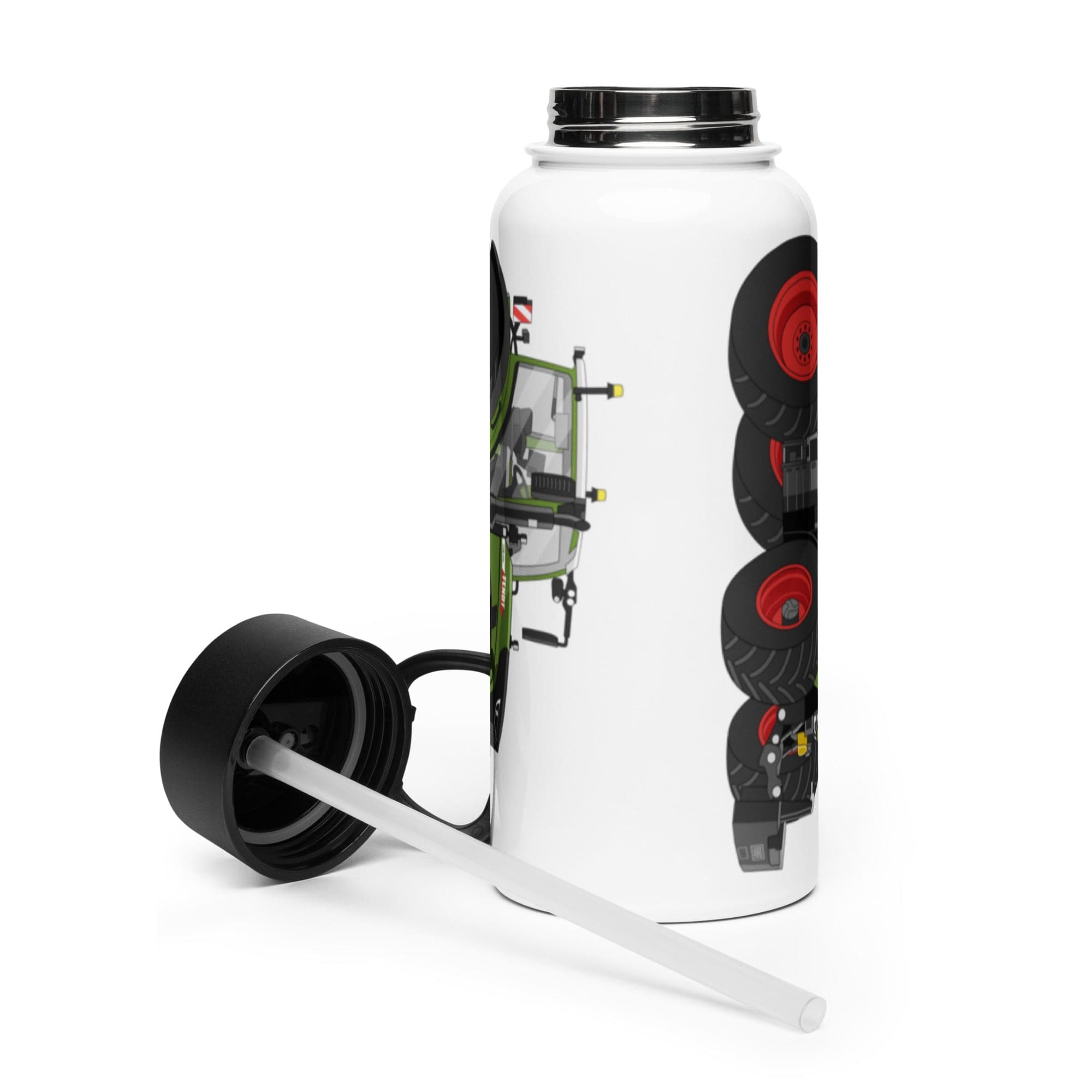 The Tractor Mugs Store Fendt 728 Vario | Stainless Steel Water Bottle Quality Farmers Merch