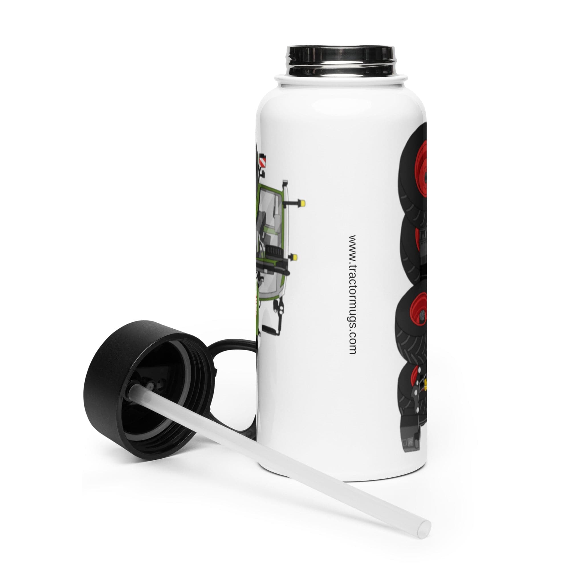 The Tractor Mugs Store Fendt 728 Vario | Stainless Steel Water Bottle Quality Farmers Merch