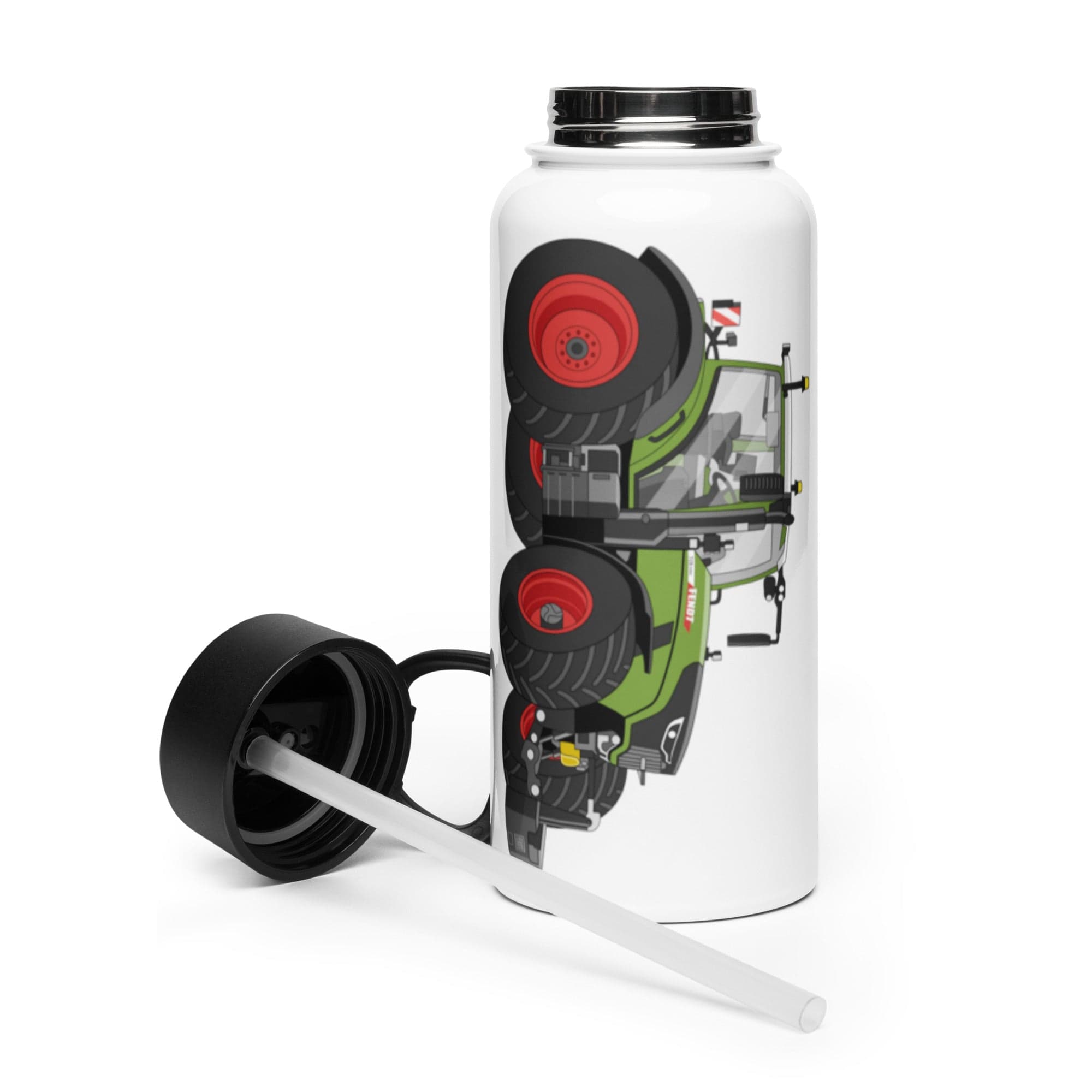 The Tractor Mugs Store Fendt 728 Vario | Stainless Steel Water Bottle Quality Farmers Merch