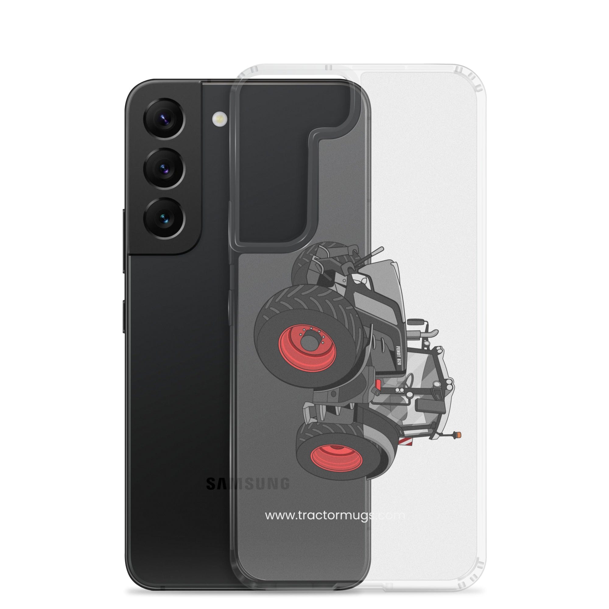 The Tractor Mugs Store Fendt 828 Profi Black Beauty | Clear Case for Samsung® Quality Farmers Merch