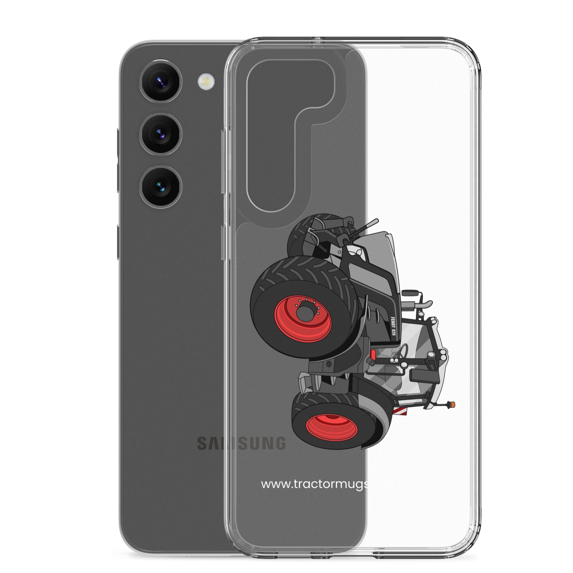 The Tractor Mugs Store Fendt 828 Profi Black Beauty | Clear Case for Samsung® Quality Farmers Merch