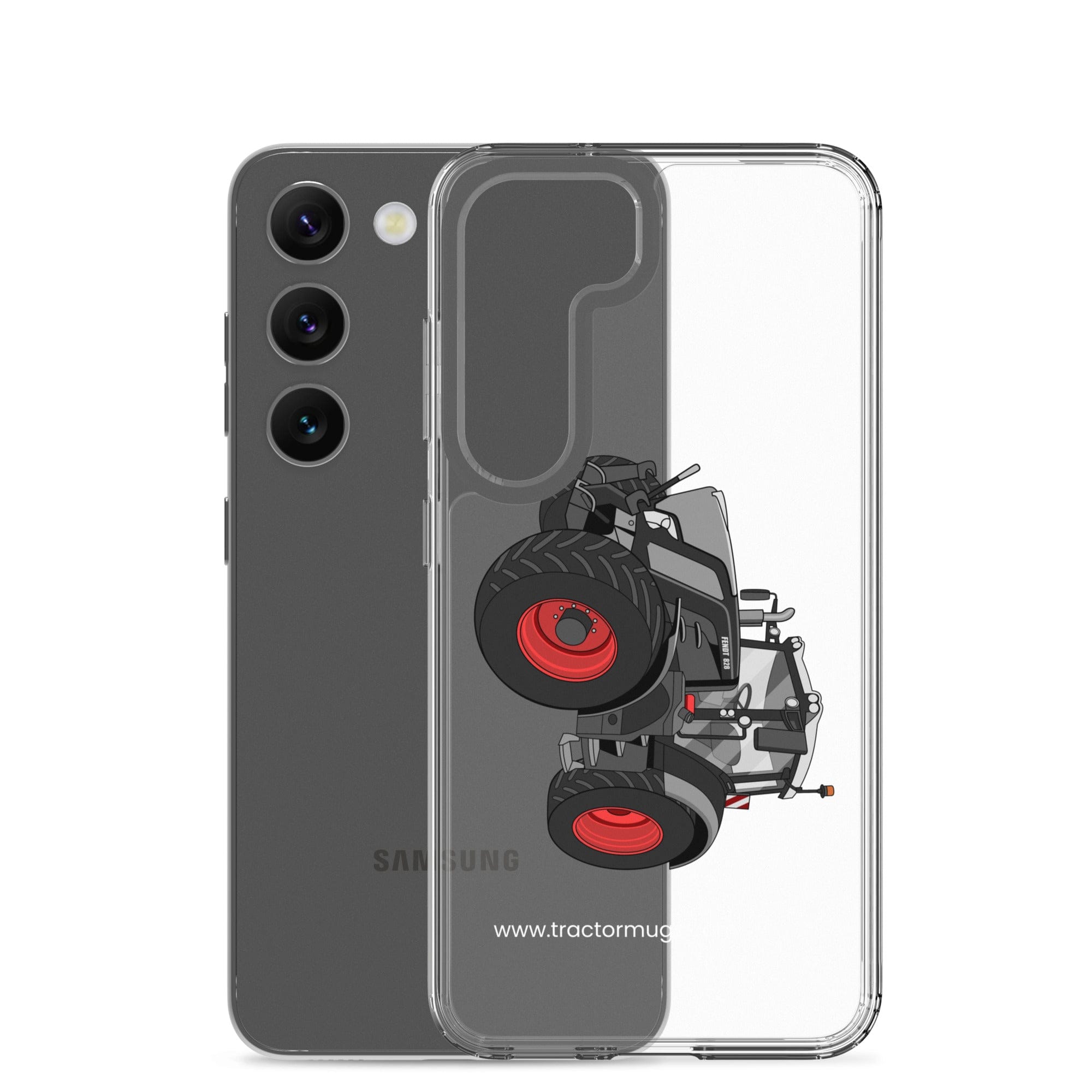 The Tractor Mugs Store Fendt 828 Profi Black Beauty | Clear Case for Samsung® Quality Farmers Merch