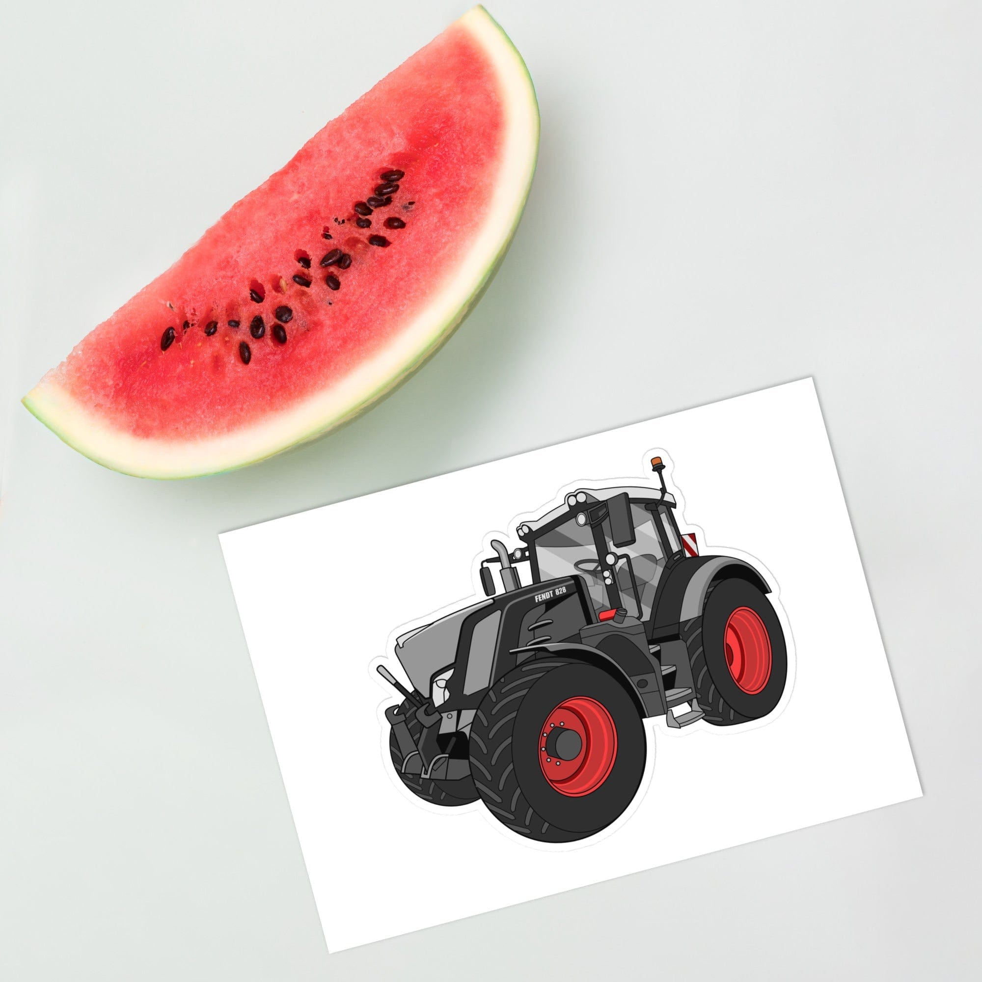 The Tractor Mugs Store Fendt 828 Profi Black Beauty | Sticker sheet Quality Farmers Merch