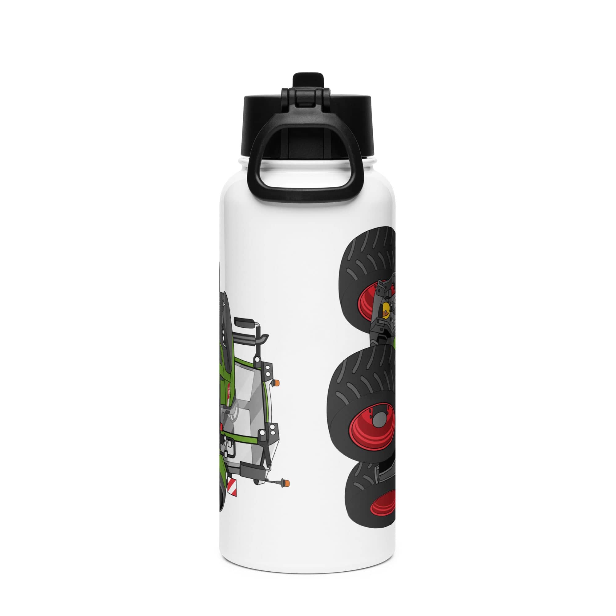 The Tractor Mugs Store Fendt 942 Vario | Stainless steel water bottle with a straw lid Quality Farmers Merch