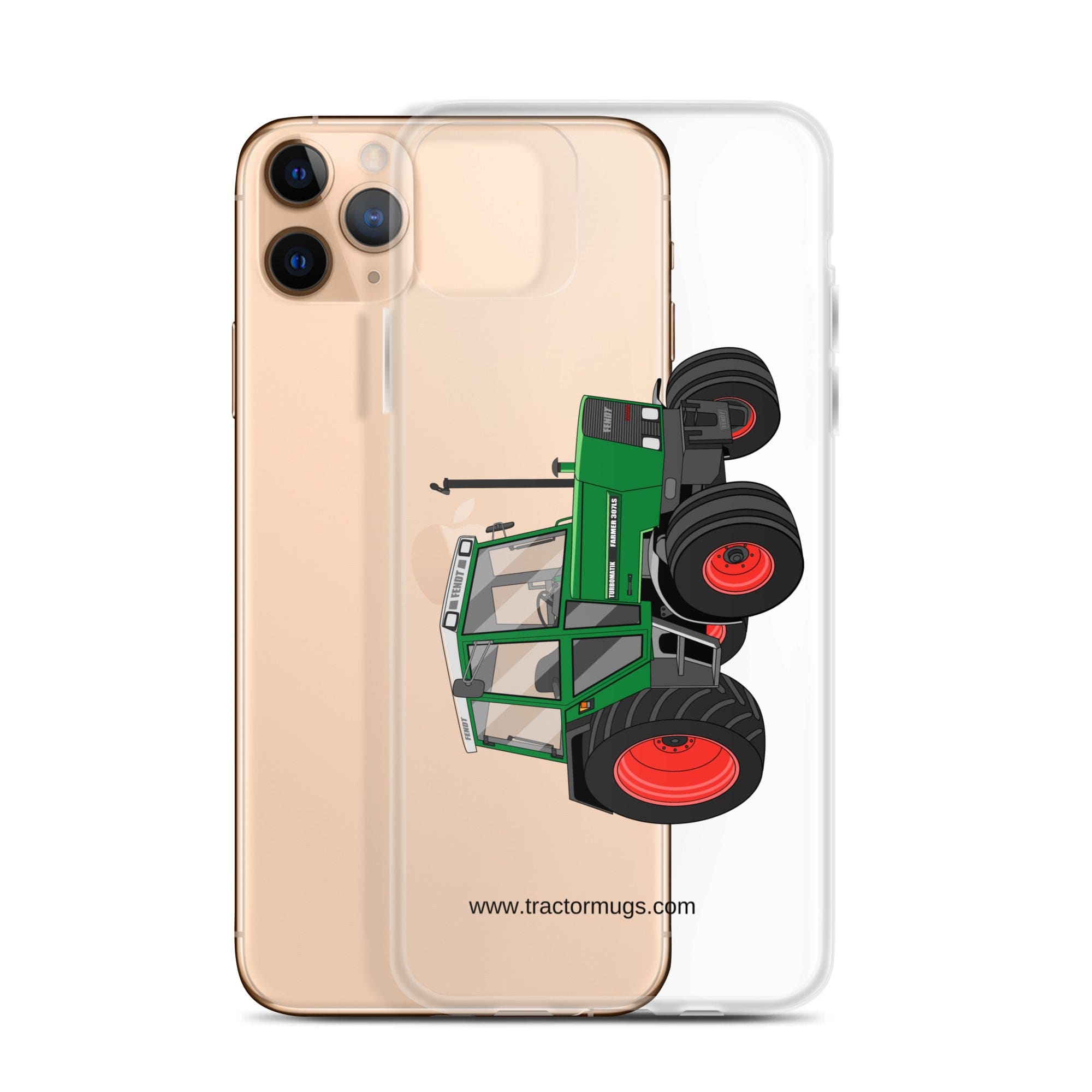 The Tractor Mugs Store Fendt Farmer TURBOMATIK 307 LSA | Clear Case for iPhone® Quality Farmers Merch
