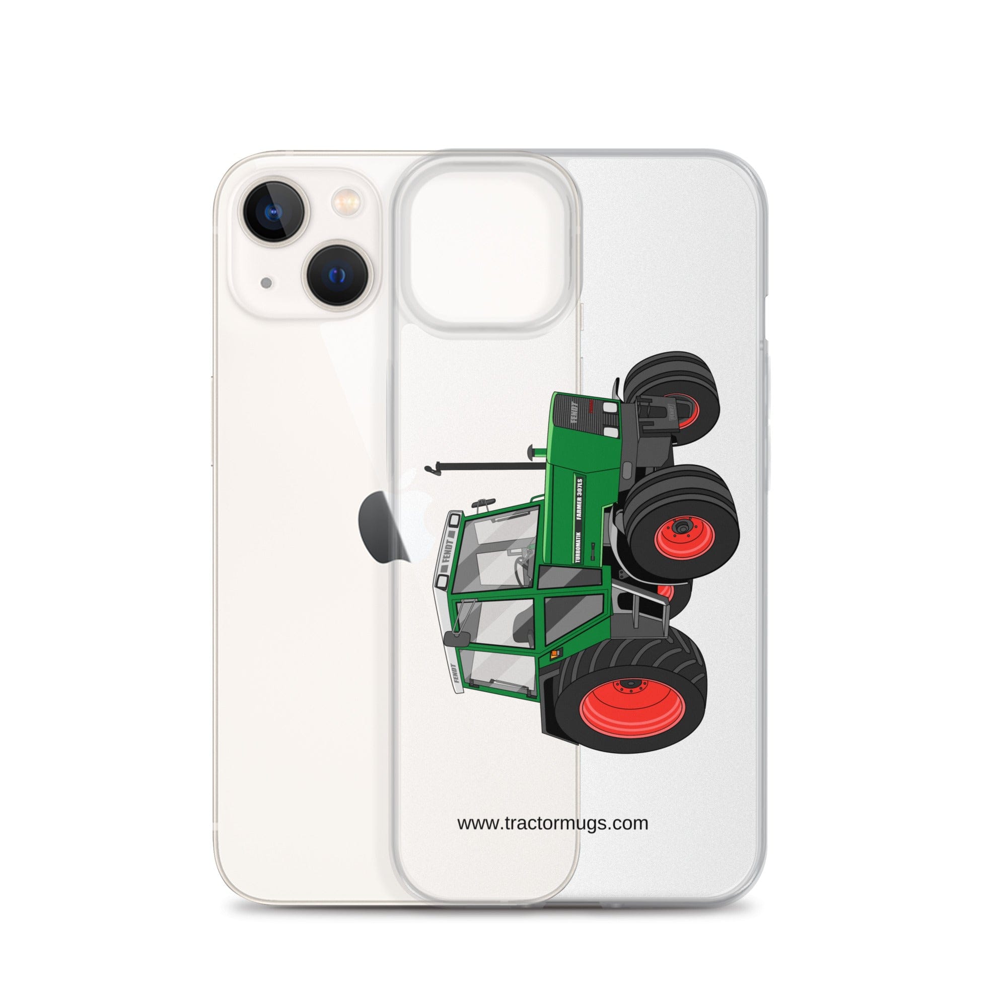 The Tractor Mugs Store Fendt Farmer TURBOMATIK 307 LSA | Clear Case for iPhone® Quality Farmers Merch