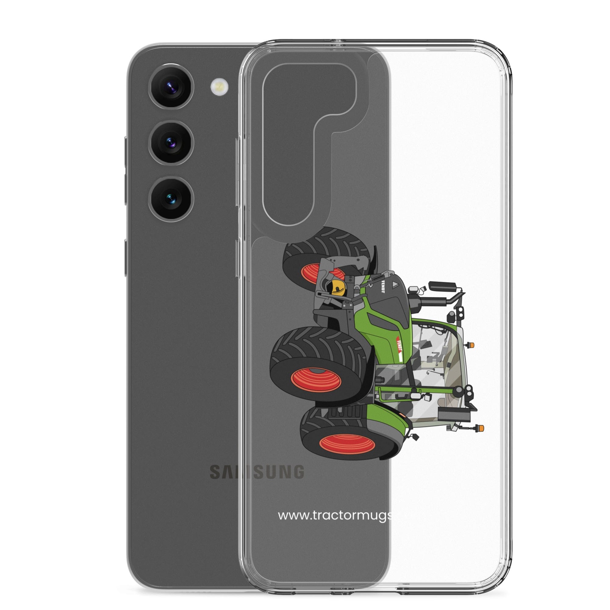 The Tractor Mugs Store Fendt Vario 313 | Clear Case for Samsung® Quality Farmers Merch