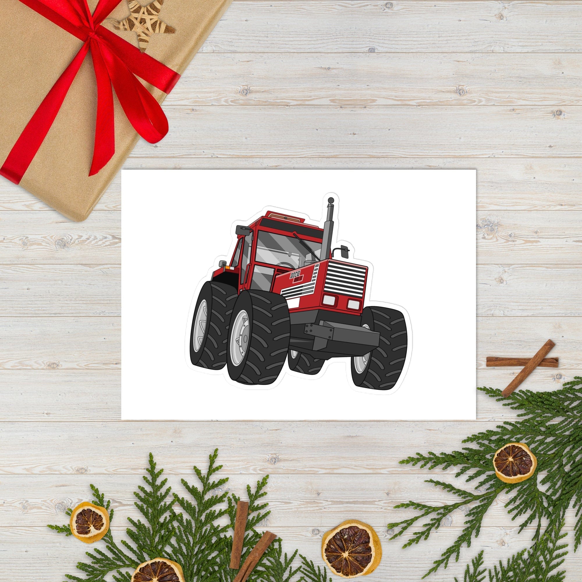 The Tractor Mugs Store FIAT 1880 4WD | Sticker sheet Quality Farmers Merch