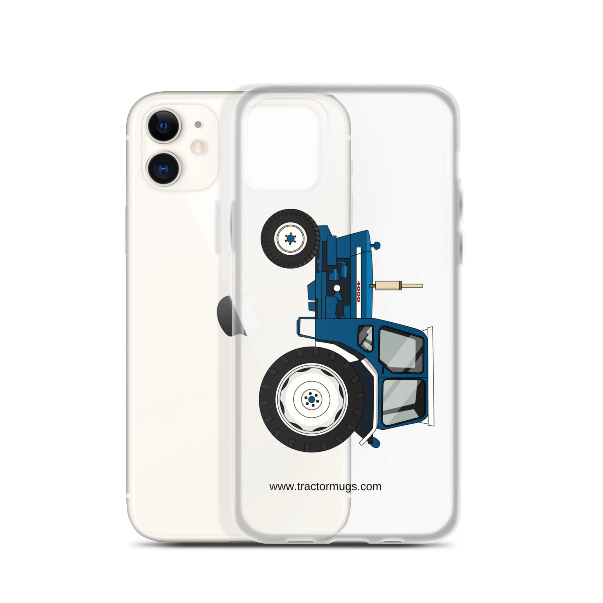 The Tractor Mugs Store Ford 4000 | Clear Case for iPhone® Quality Farmers Merch