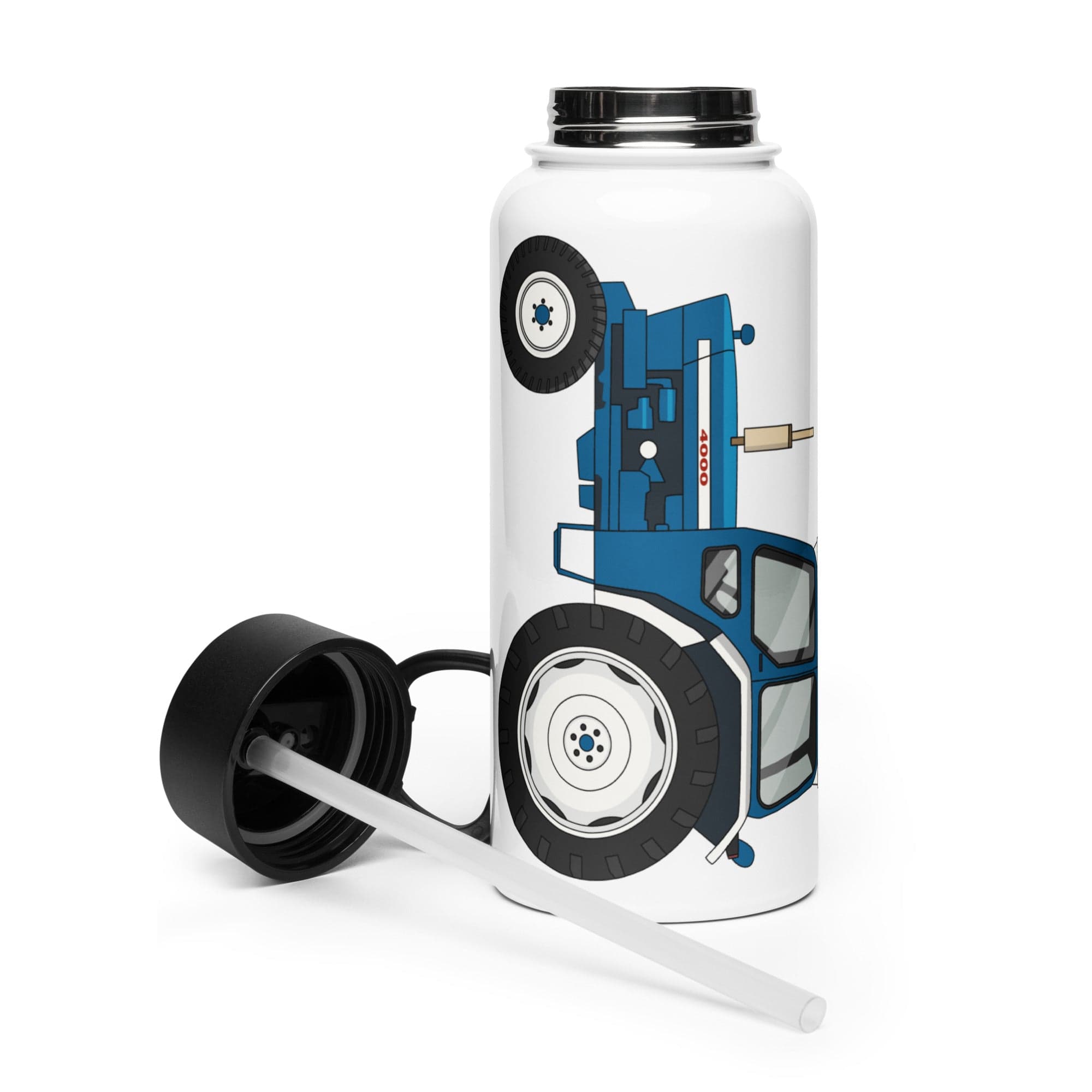 The Tractor Mugs Store Ford 4000 | Stainless Steel Water Bottle Quality Farmers Merch