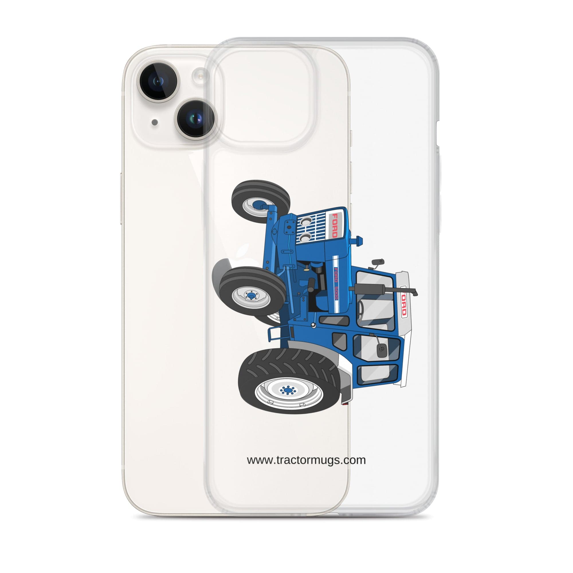 The Tractor Mugs Store Ford 5000 | Clear Case for iPhone® Quality Farmers Merch
