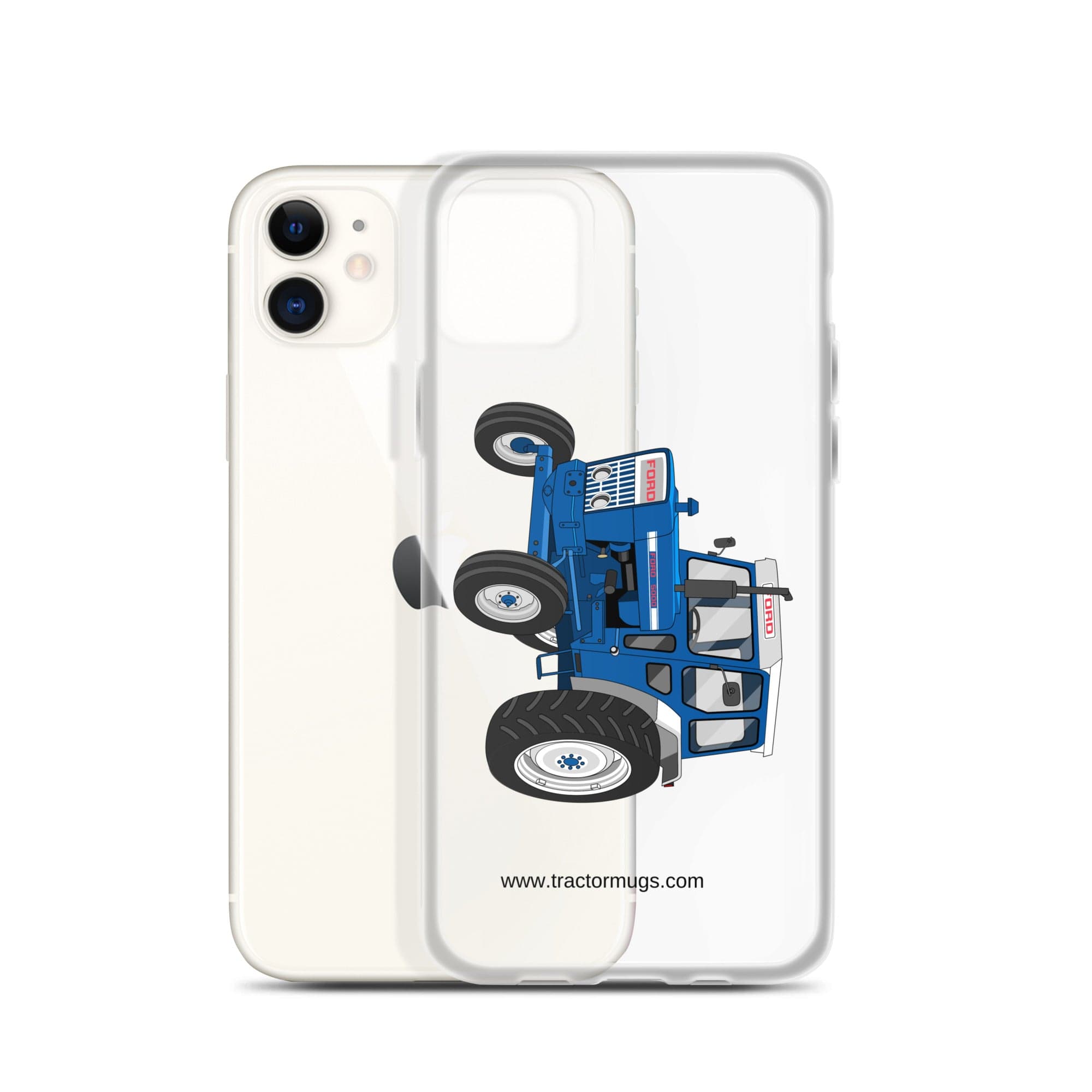 The Tractor Mugs Store Ford 5000 | Clear Case for iPhone® Quality Farmers Merch