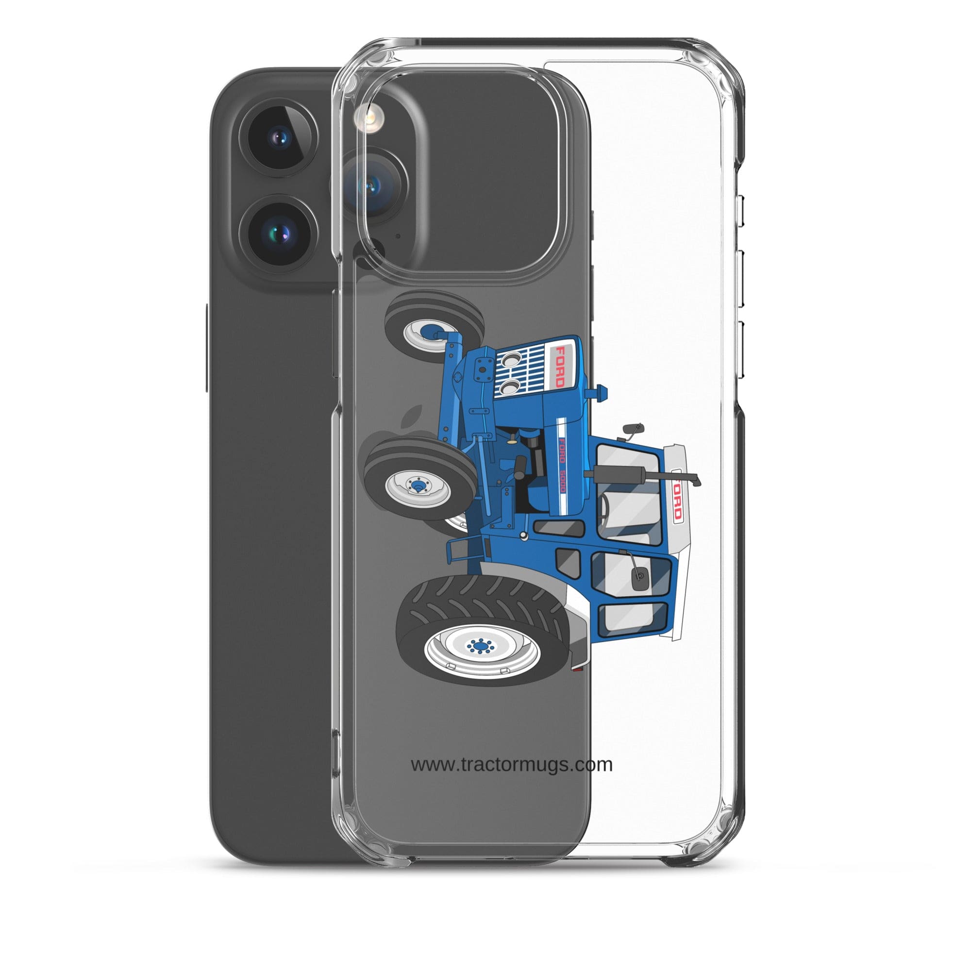 The Tractor Mugs Store Ford 5000 | Clear Case for iPhone® Quality Farmers Merch