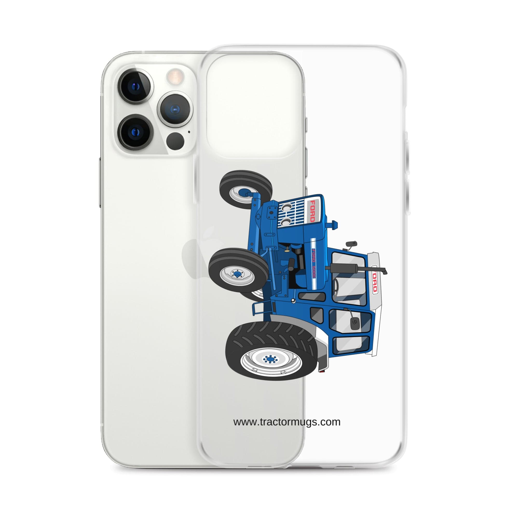 The Tractor Mugs Store Ford 5000 | Clear Case for iPhone® Quality Farmers Merch