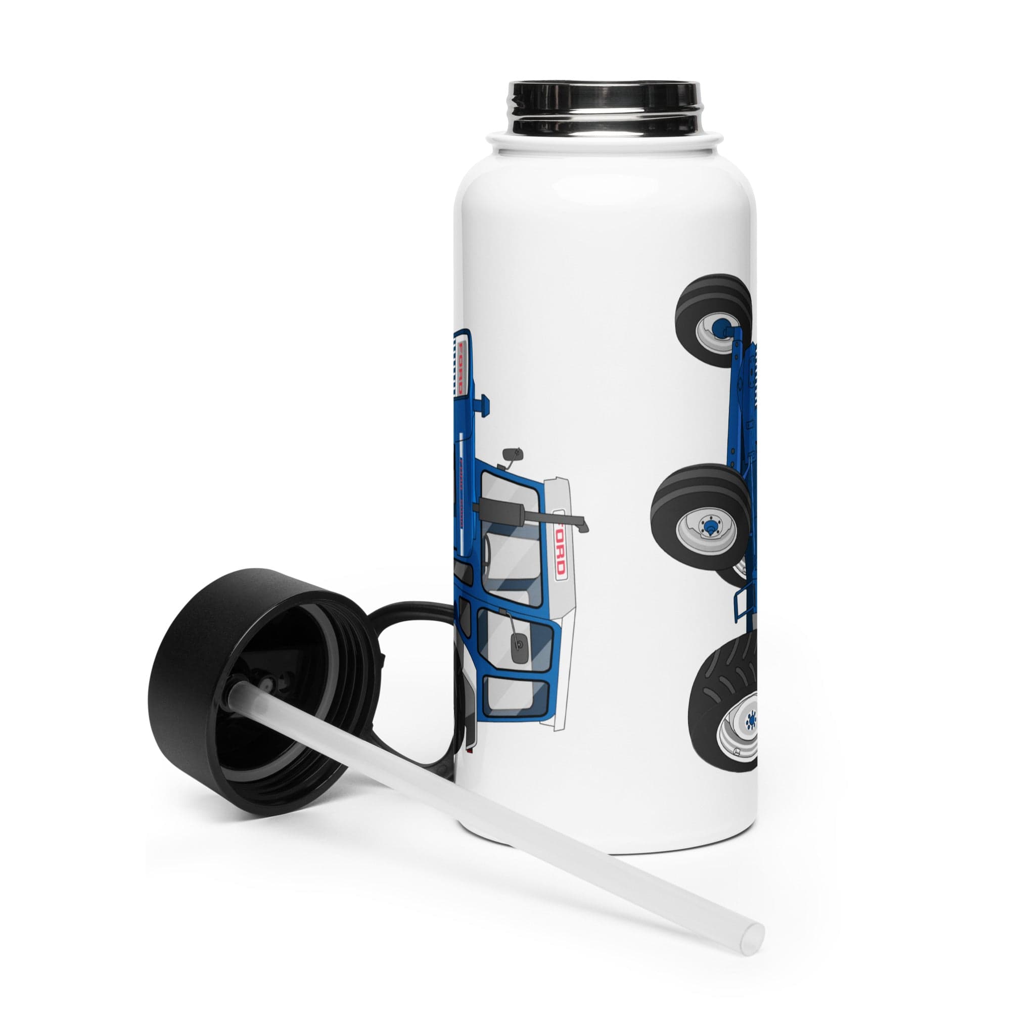 The Tractor Mugs Store Ford 5000 | Stainless Steel Water Bottle Quality Farmers Merch