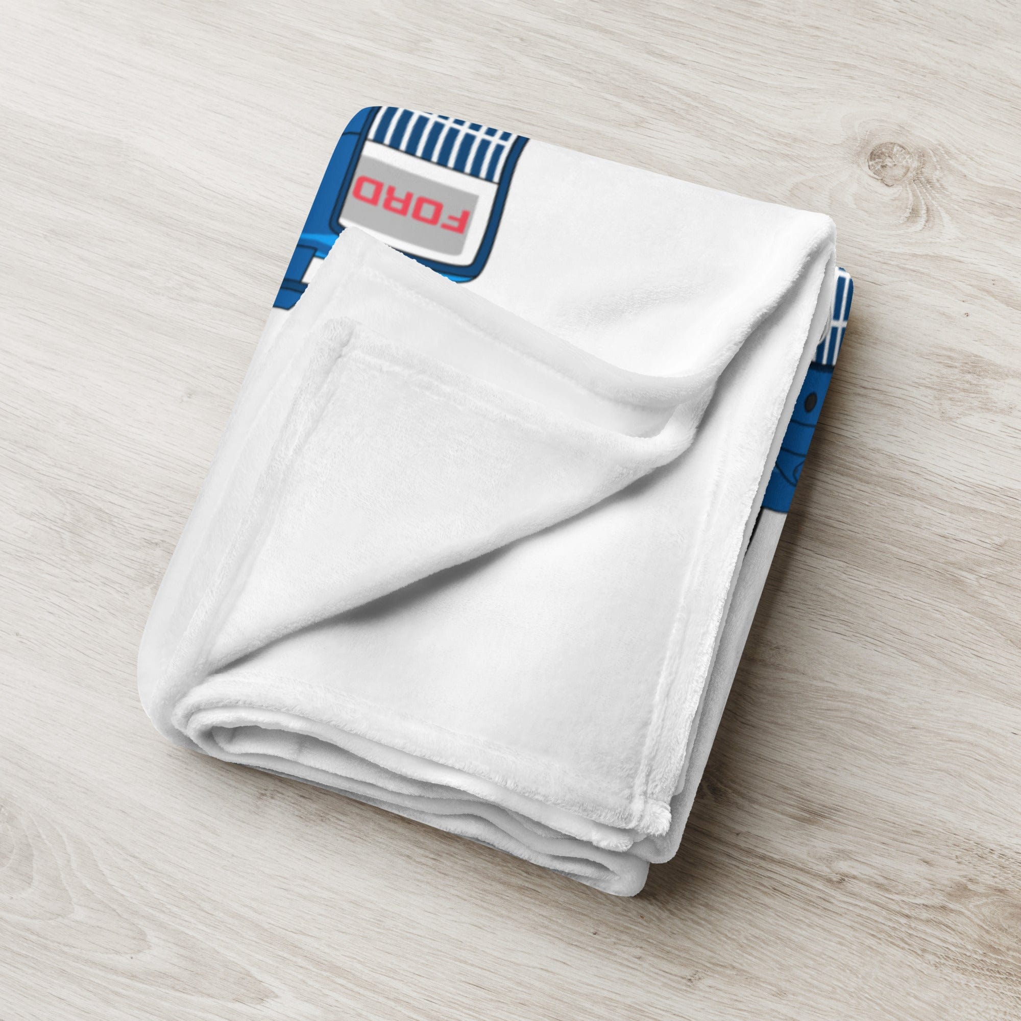 The Tractor Mugs Store Ford 5000 | Throw Blanket Quality Farmers Merch