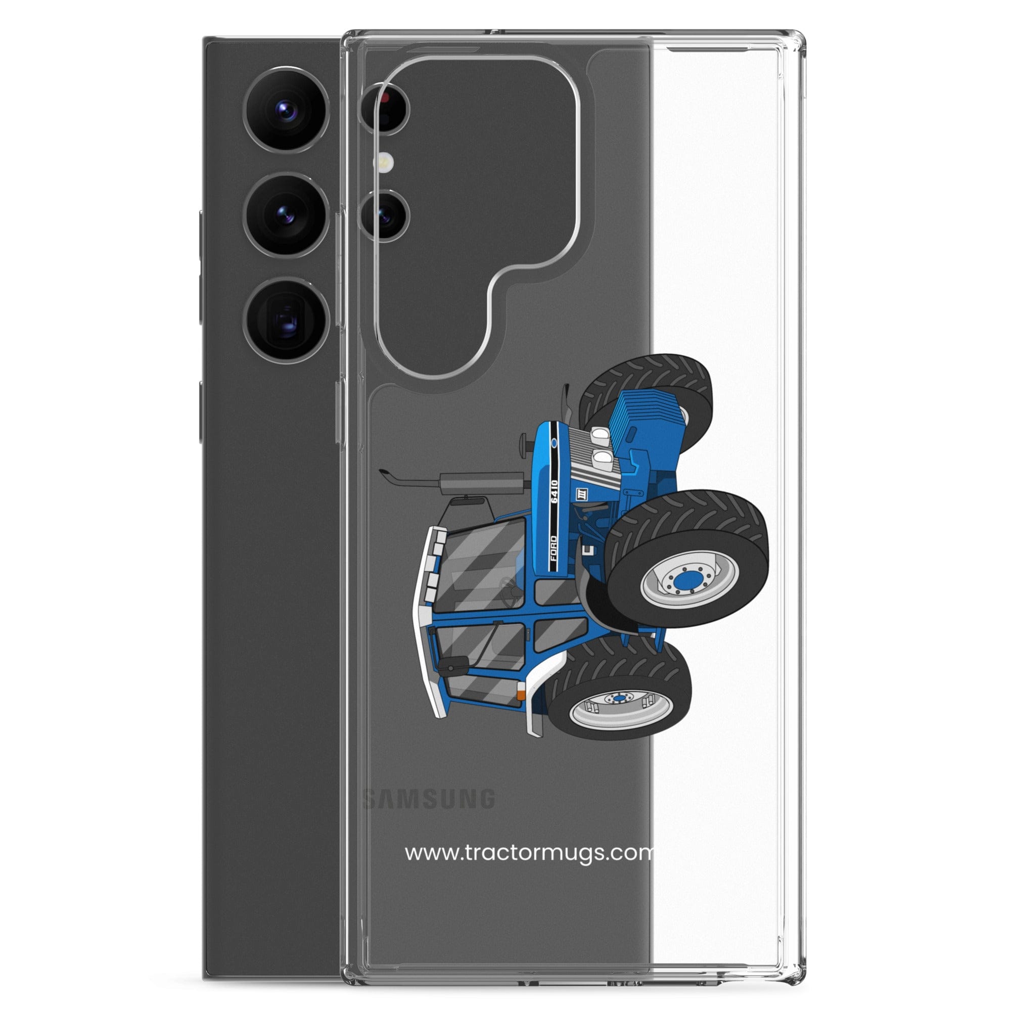 The Tractor Mugs Store Ford 6410 4WD | Clear Case for Samsung® Quality Farmers Merch