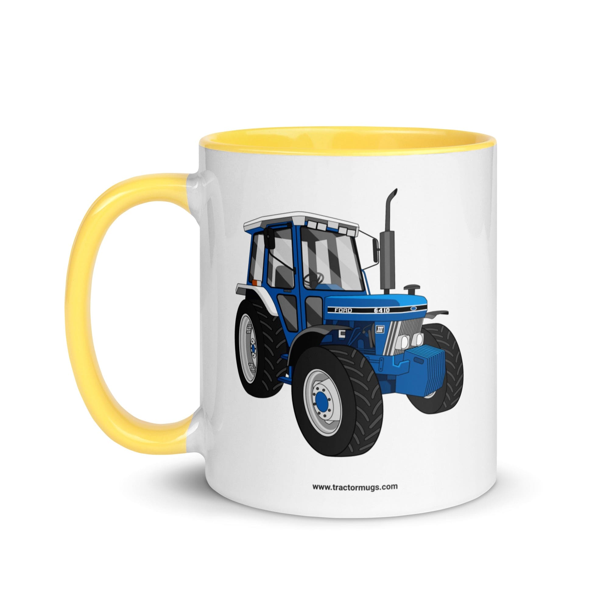 The Tractor Mugs Store Ford 6410 4WD | Mug with Color Inside Quality Farmers Merch