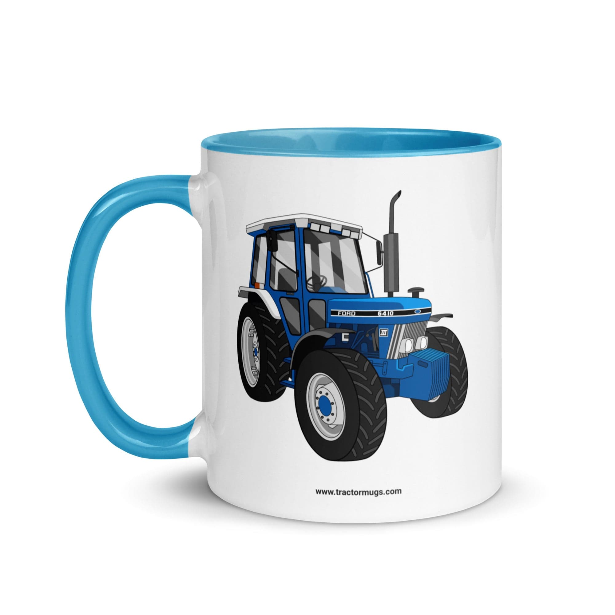 The Tractor Mugs Store Ford 6410 4WD | Mug with Color Inside Quality Farmers Merch