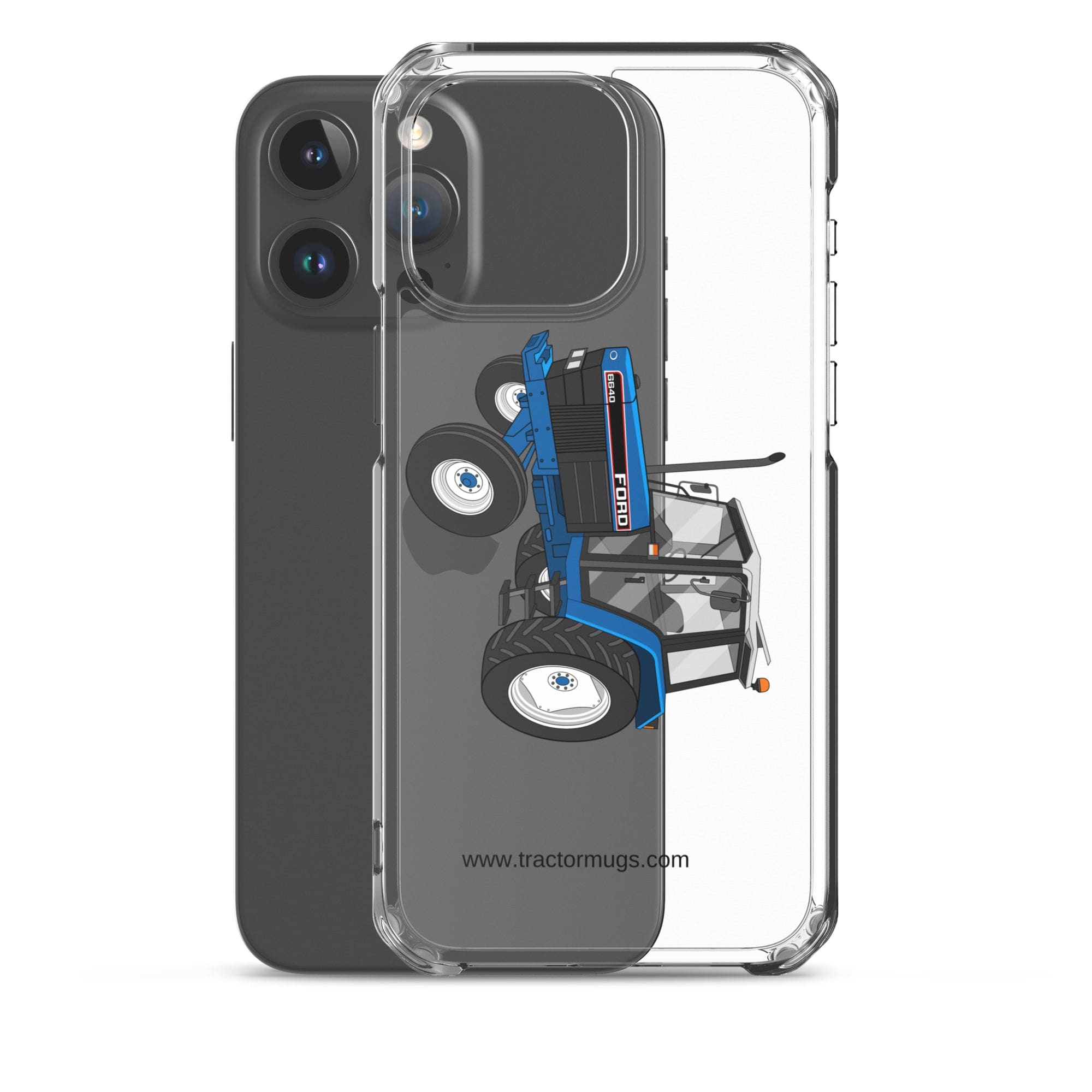 The Tractor Mugs Store Ford 6640 2WD | Clear Case for iPhone® Quality Farmers Merch