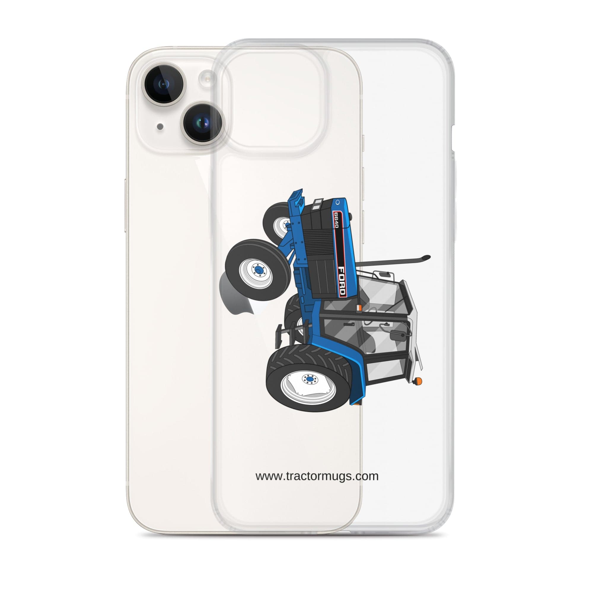 The Tractor Mugs Store Ford 6640 2WD | Clear Case for iPhone® Quality Farmers Merch