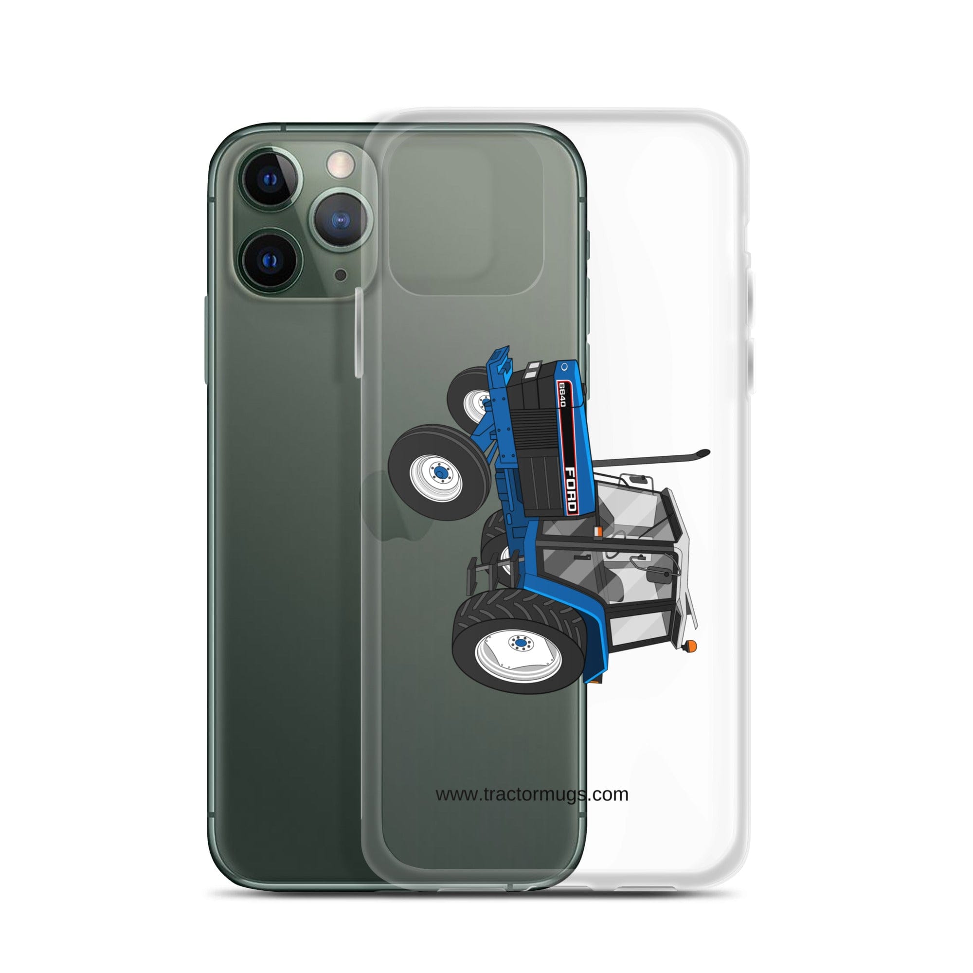 The Tractor Mugs Store Ford 6640 2WD | Clear Case for iPhone® Quality Farmers Merch