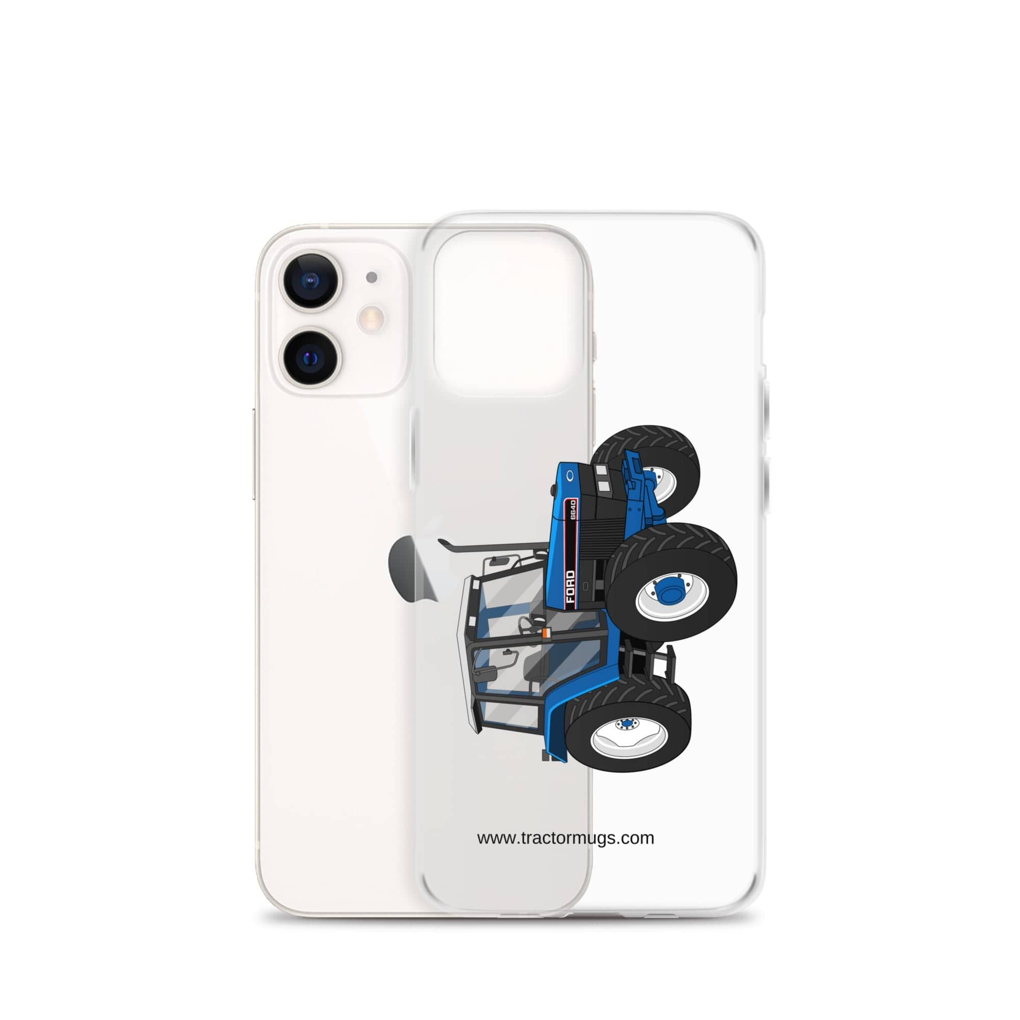 The Tractor Mugs Store Ford 6640 SE 4WD | Clear Case for iPhone® Quality Farmers Merch