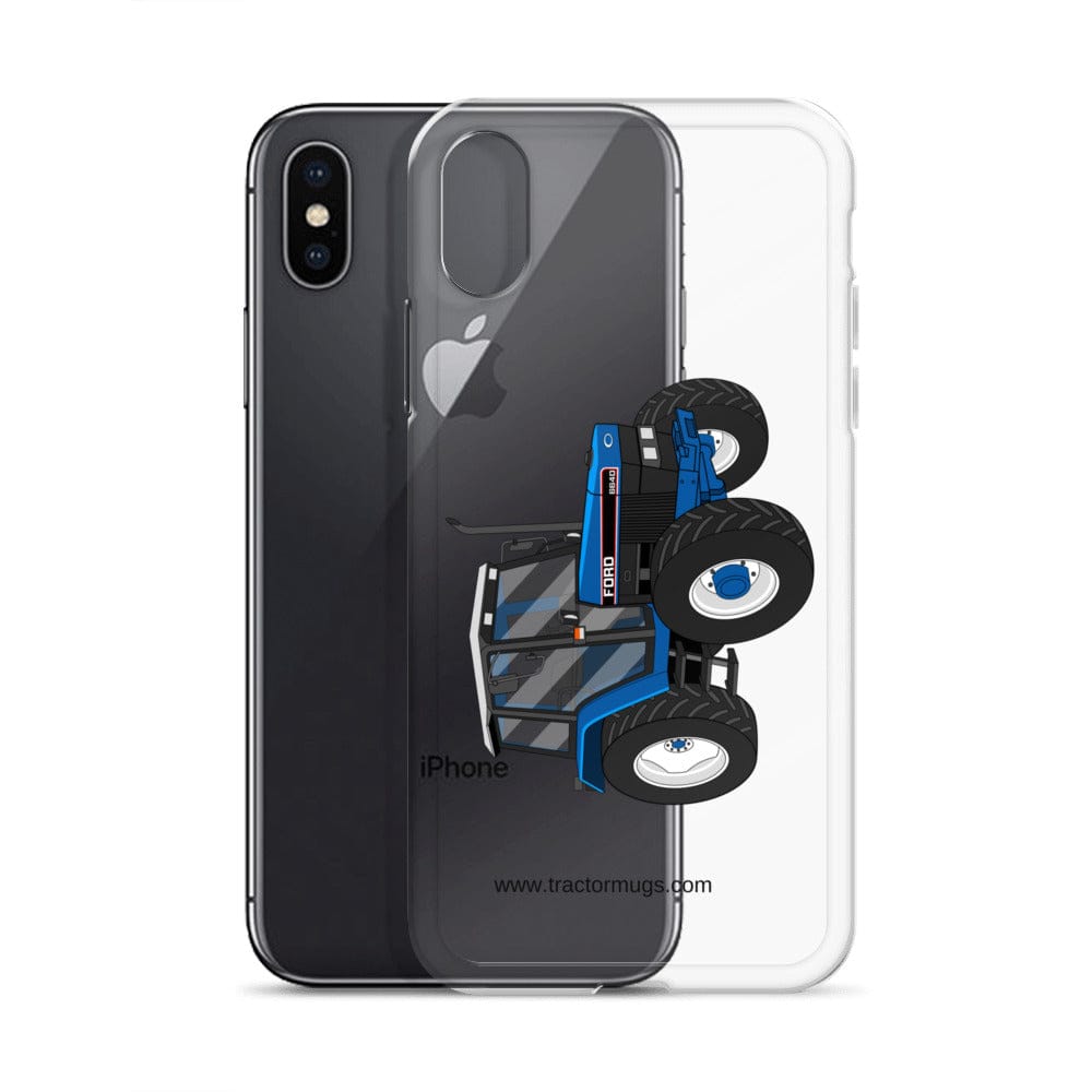 The Tractor Mugs Store Ford 6640 SE 4WD | Clear Case for iPhone® Quality Farmers Merch