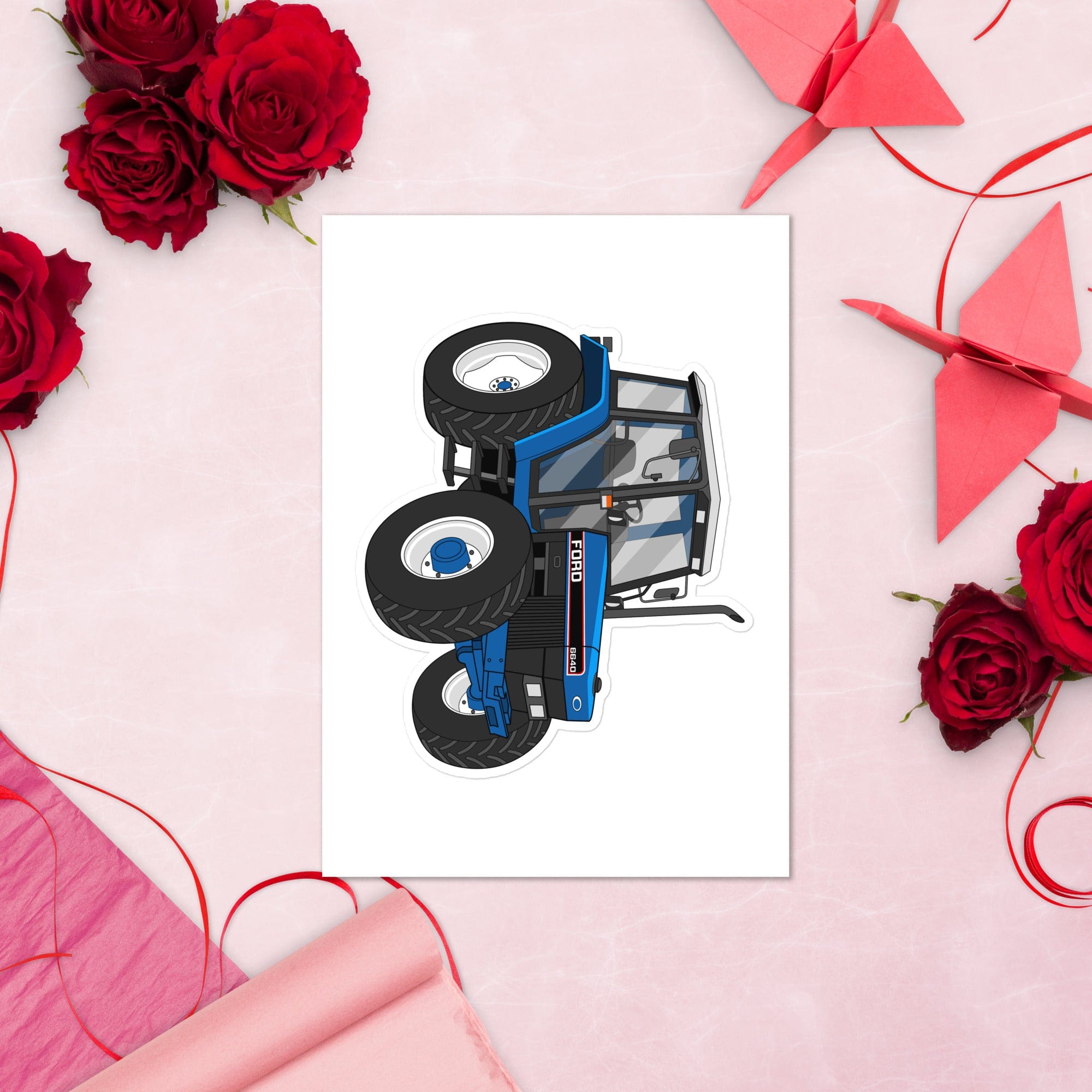 The Tractor Mugs Store Ford 6640 | Sticker Sheet Quality Farmers Merch