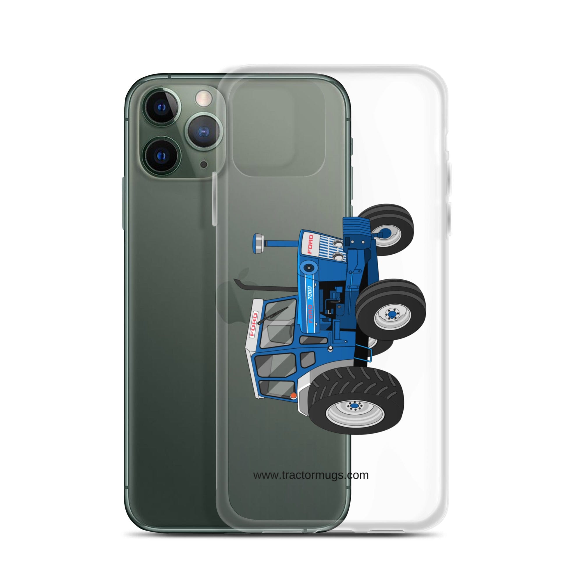 The Tractor Mugs Store Ford 7000 | Clear Case for iPhone® Quality Farmers Merch